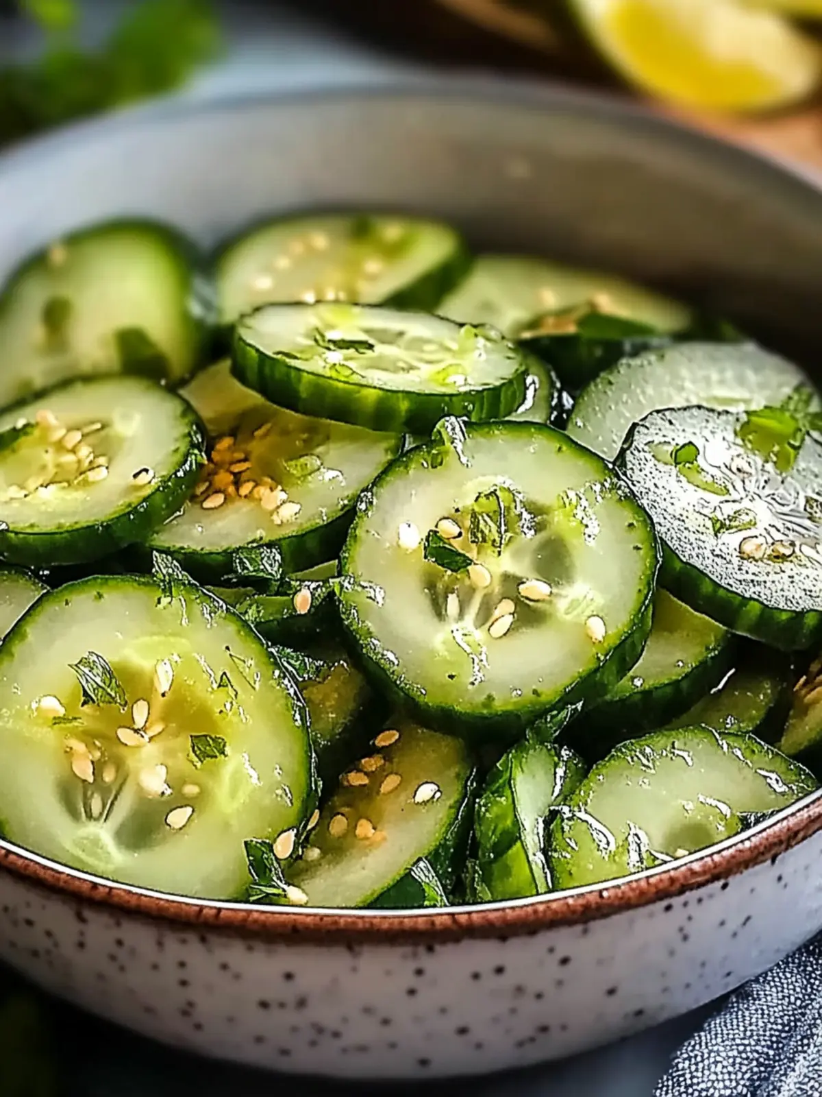 Refresh with Honey Lime Cucumber Salad: A Delightful Treat! 5 Honey Lime Cucumber Salad: A Refreshing Delight Awaits!