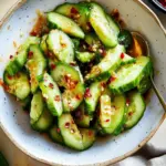 Crispy Chinese Smashed Cucumber Salad with Zesty Chili Oil 7 Chinese Smashed Cucumber Salad