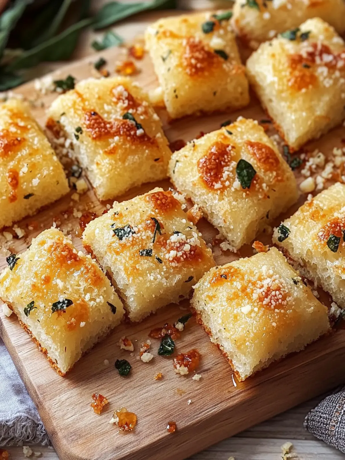 Irresistible Parmesan Bread Bites – Quick Appetizer Delight 3 Parmesan Bread Bites