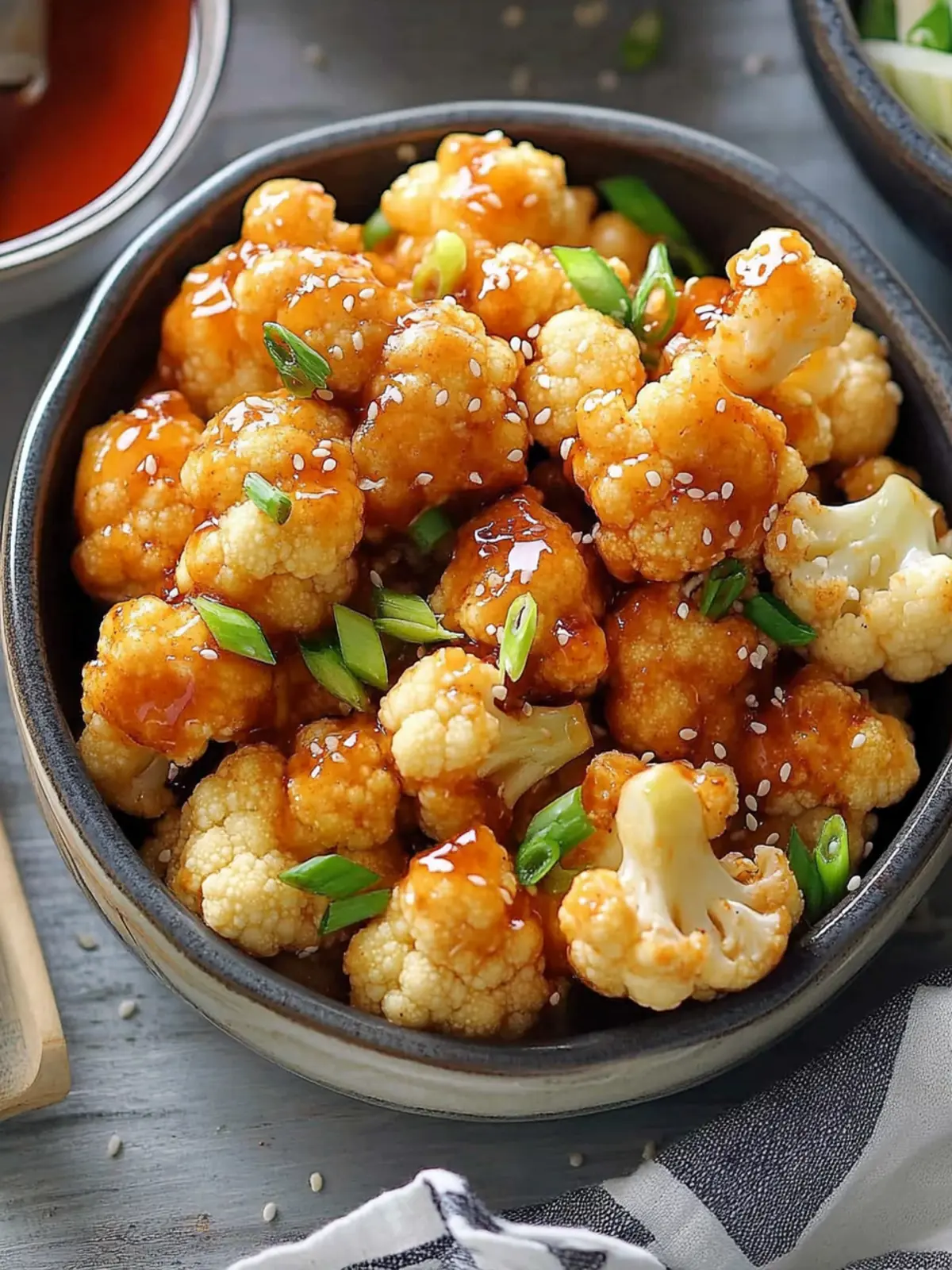 Sticky Sesame Cauliflower: Your Guilt-Free Takeout Delight 3 Sticky Sesame Cauliflower