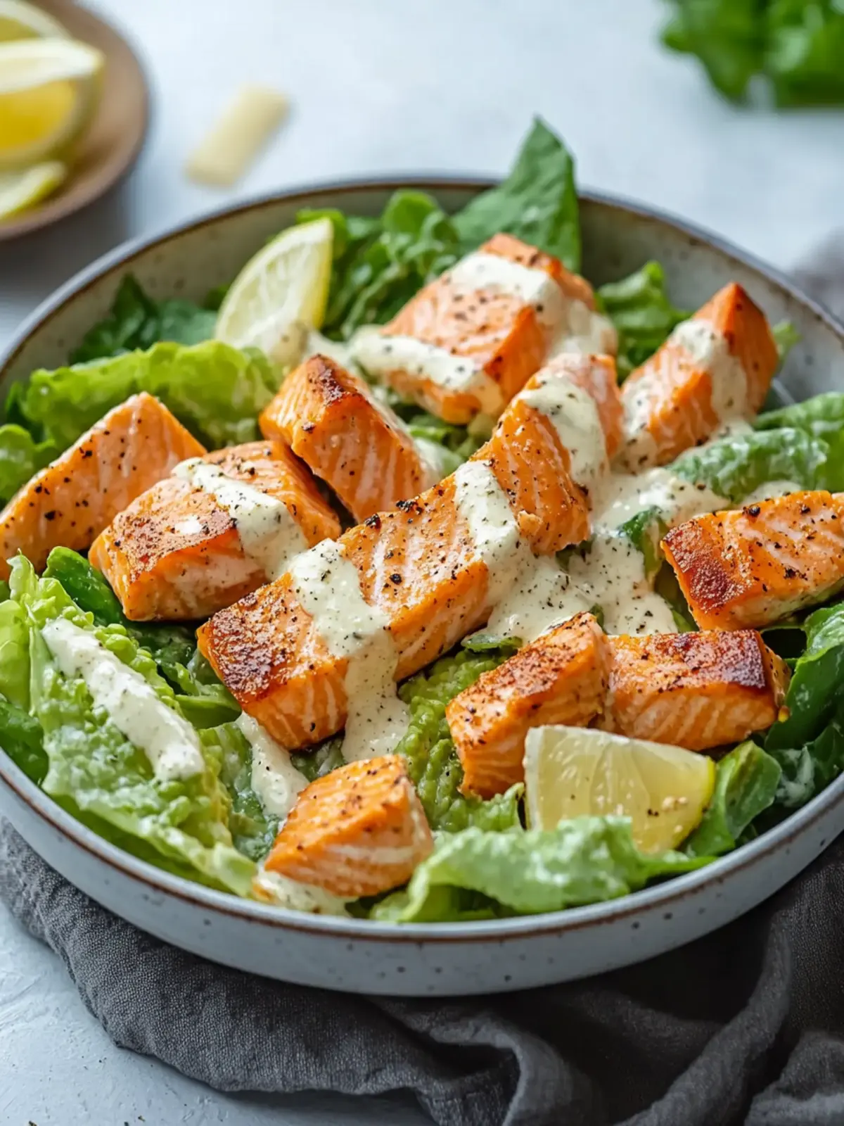 Savory Salmon Caesar Salad That Whips Healthy in Minutes 4 Salmon Caesar Salad