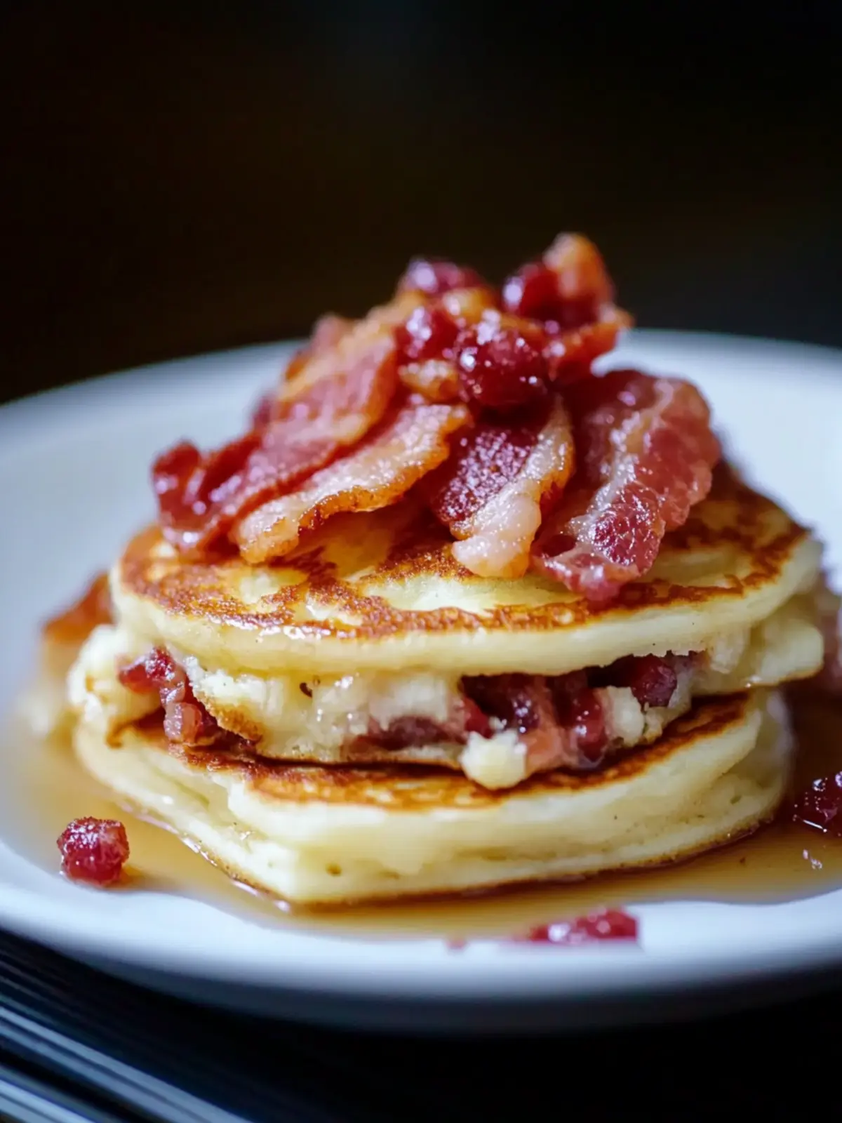 Bacon Stuffed Pancakes: Breakfast Bliss in Every Bite 4 Bacon Stuffed Pancake