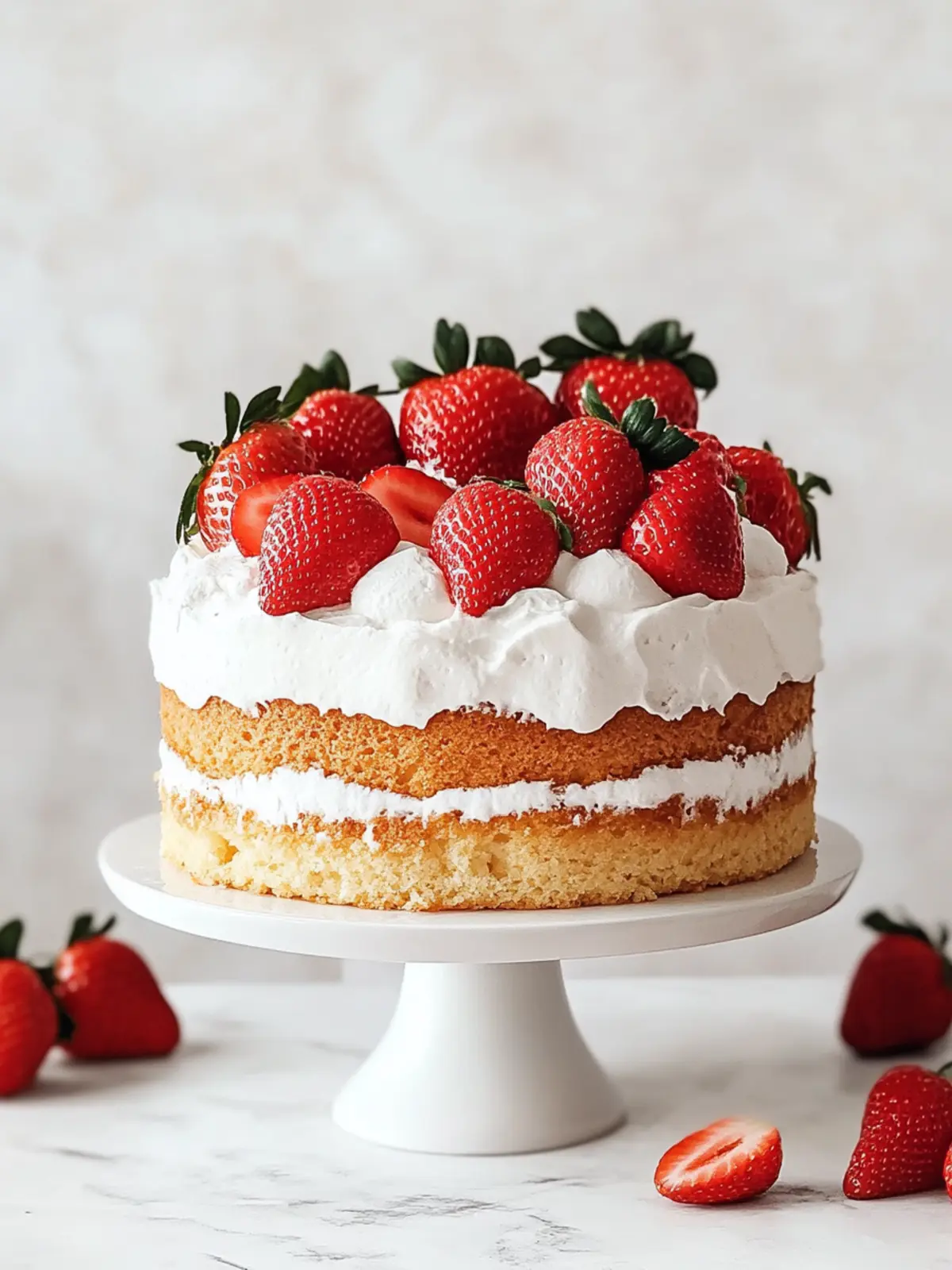 Strawberry Shortcake Cake: Your New Summer Delight Awaits 4 Strawberry Shortcake Cake: Your New Summer Favorite Delight