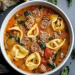 Spicy Italian Sausage and Tortellini Soup to Brighten Your Day 8 Spicy Italian Sausage and Tortellini Soup to Warm Your Soul