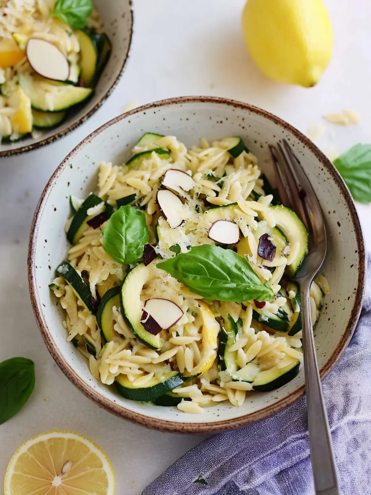 Bright Zucchini Lemon Orzo for a Refreshing Summer Meal 3 Zucchini Lemon Orzo