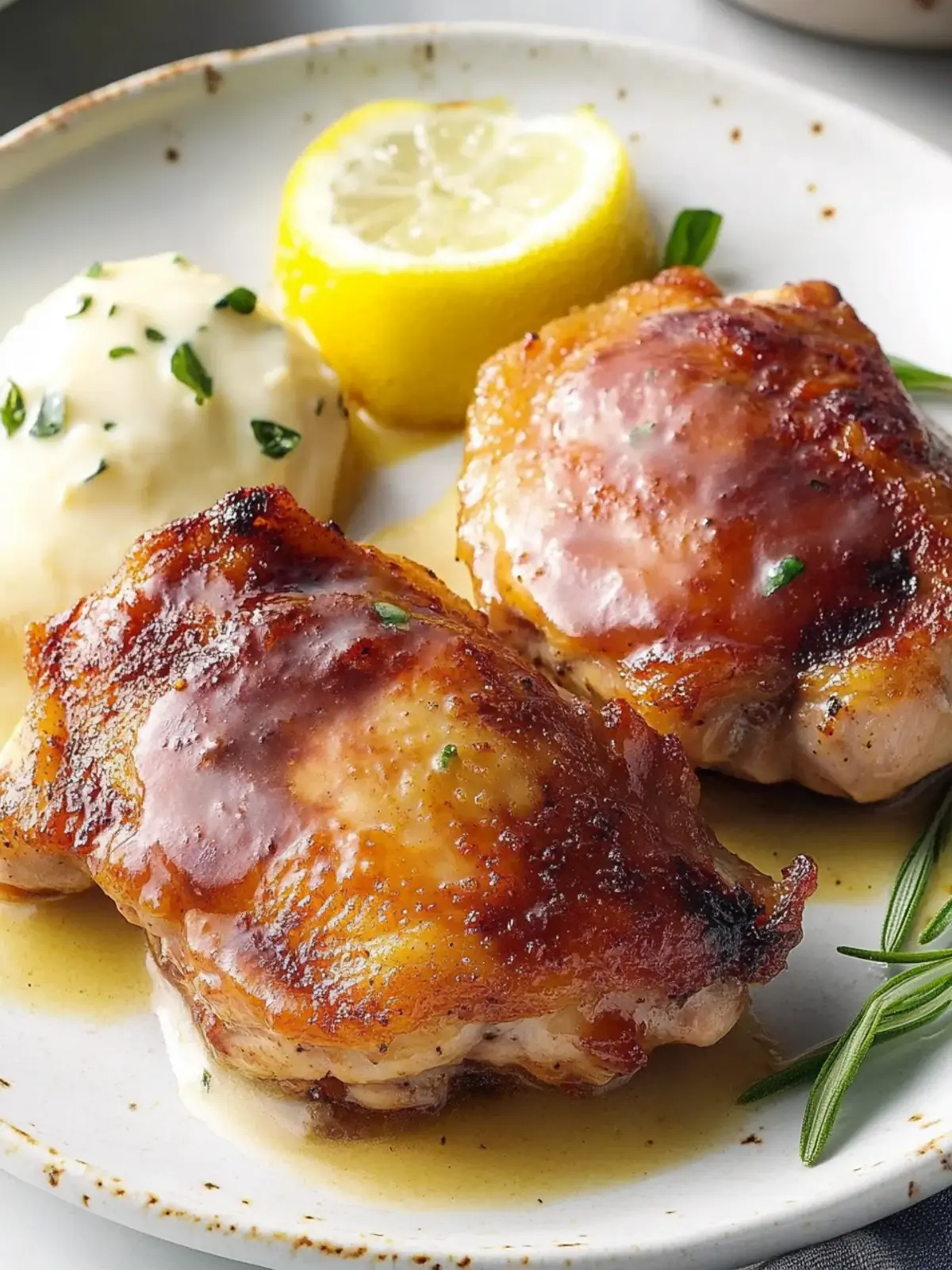 Savory Pan-Fried Chicken Thighs with Creamy Herb Sauce 2 Pan-Fried Chicken Thighs