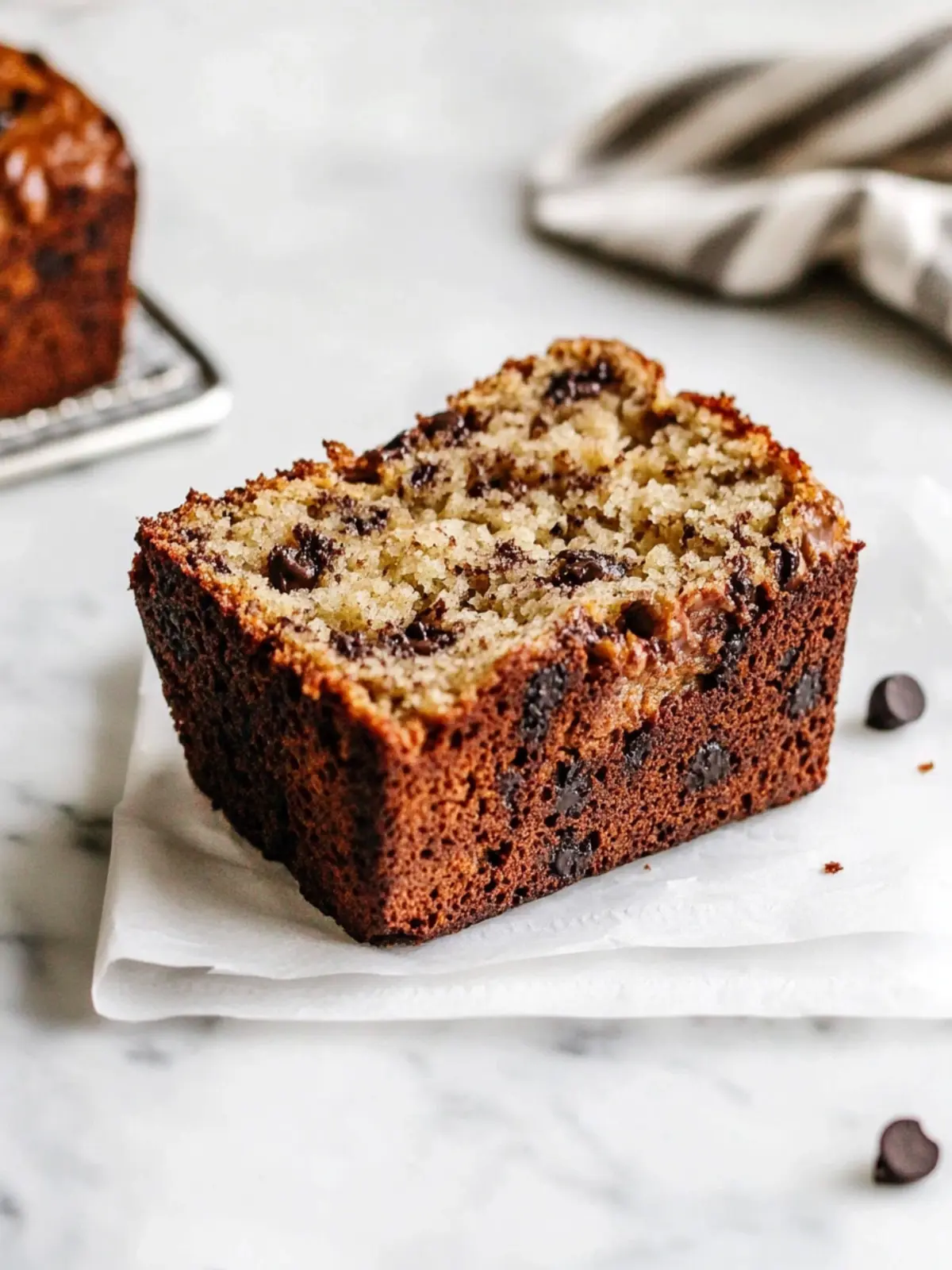 Bake Bliss: Irresistible Chocolate Chip Banana Bread Recipe 3 Chocolate Chip Banana Bread