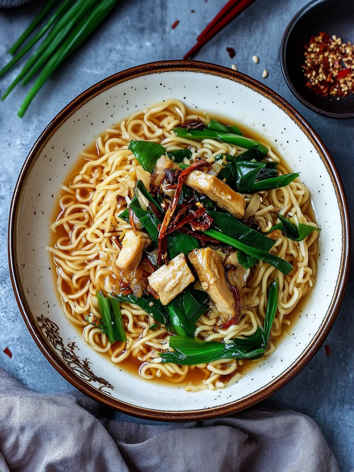 Savor Longevity Noodles (Yi Mein) for a Quick Gourmet Delight 5 Longevity Noodles (Yi Mein/伊面)
