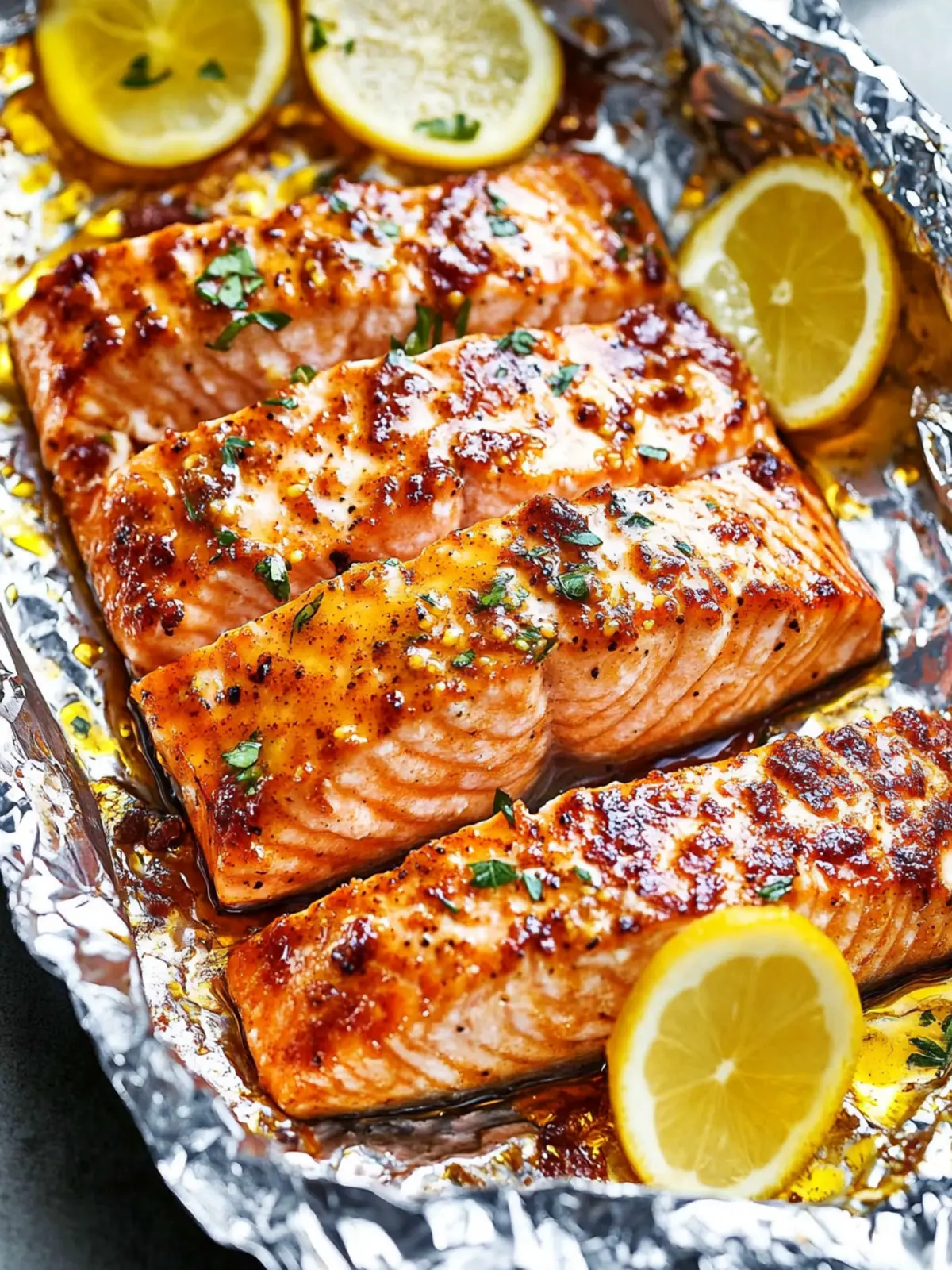Delicious Honey Mustard Salmon in Foil Ready in 20 Minutes 4 Honey Mustard Salmon In Foil