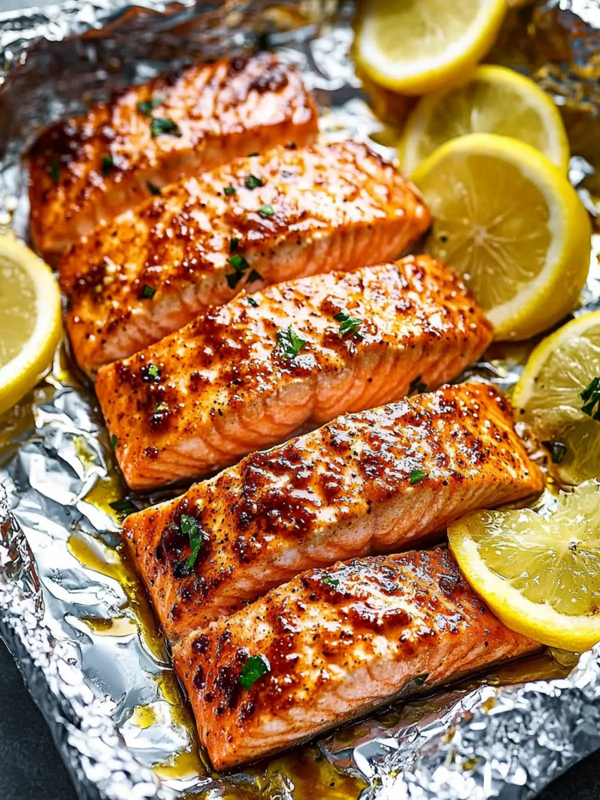 Delicious Honey Mustard Salmon in Foil Ready in 20 Minutes 2 Honey Mustard Salmon In Foil