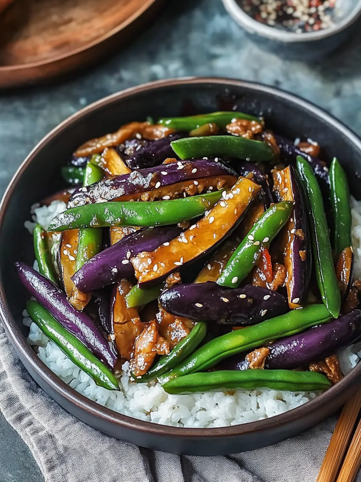 Savor the Flavor: Easy Chinese Stir-Fried Eggplant & Green Beans 5 Savor the Flavor: Chinese Stir-Fried Eggplant and Green Beans
