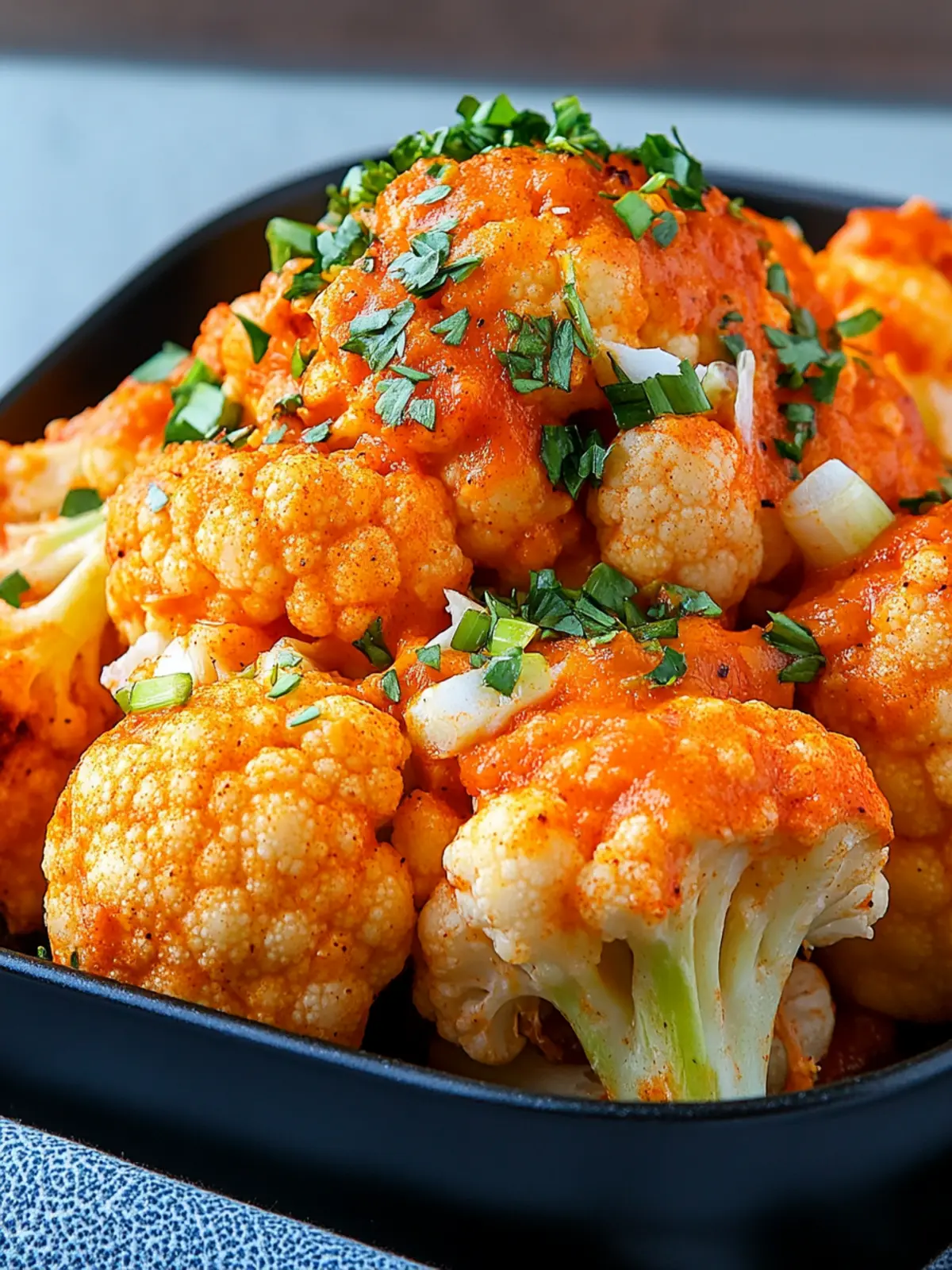 Whole Roasted Buffalo Cauliflower: Healthy Game Day Winner 3 Whole Roasted Buffalo Cauliflower