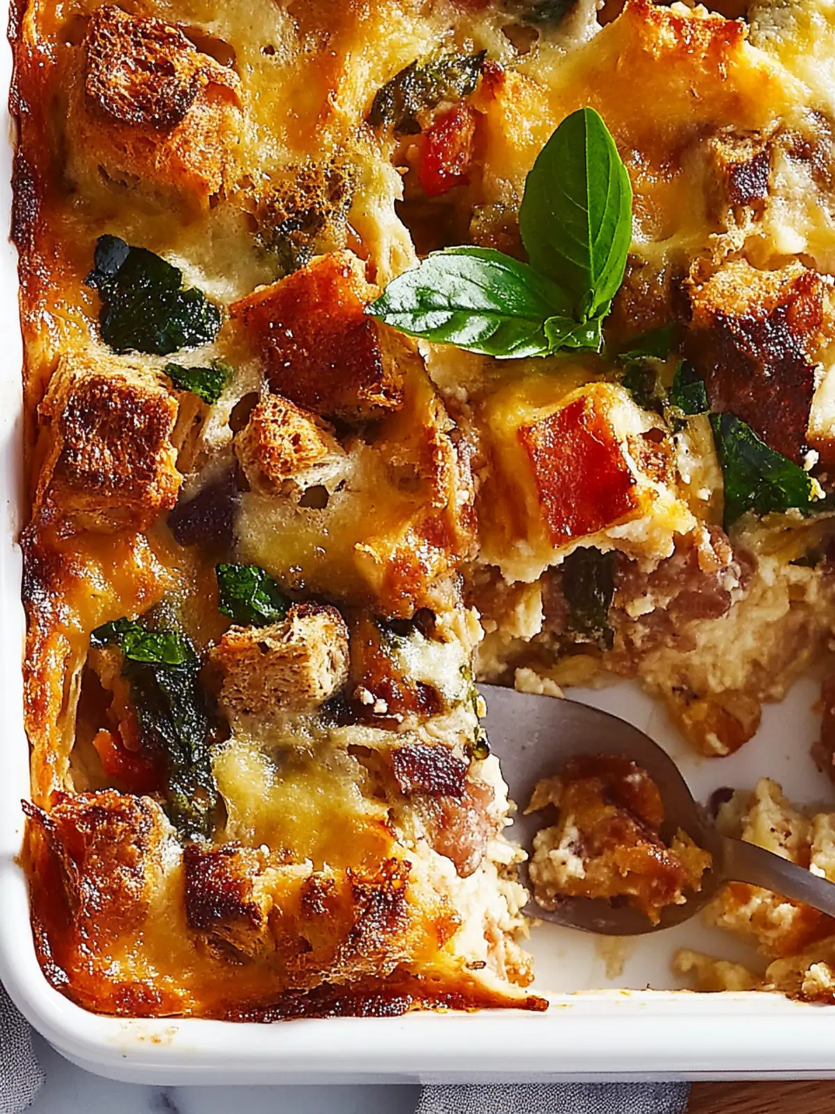 Delicious Breakfast Strata: Your New Brunch Favorite Recipe 3 Breakfast Strata