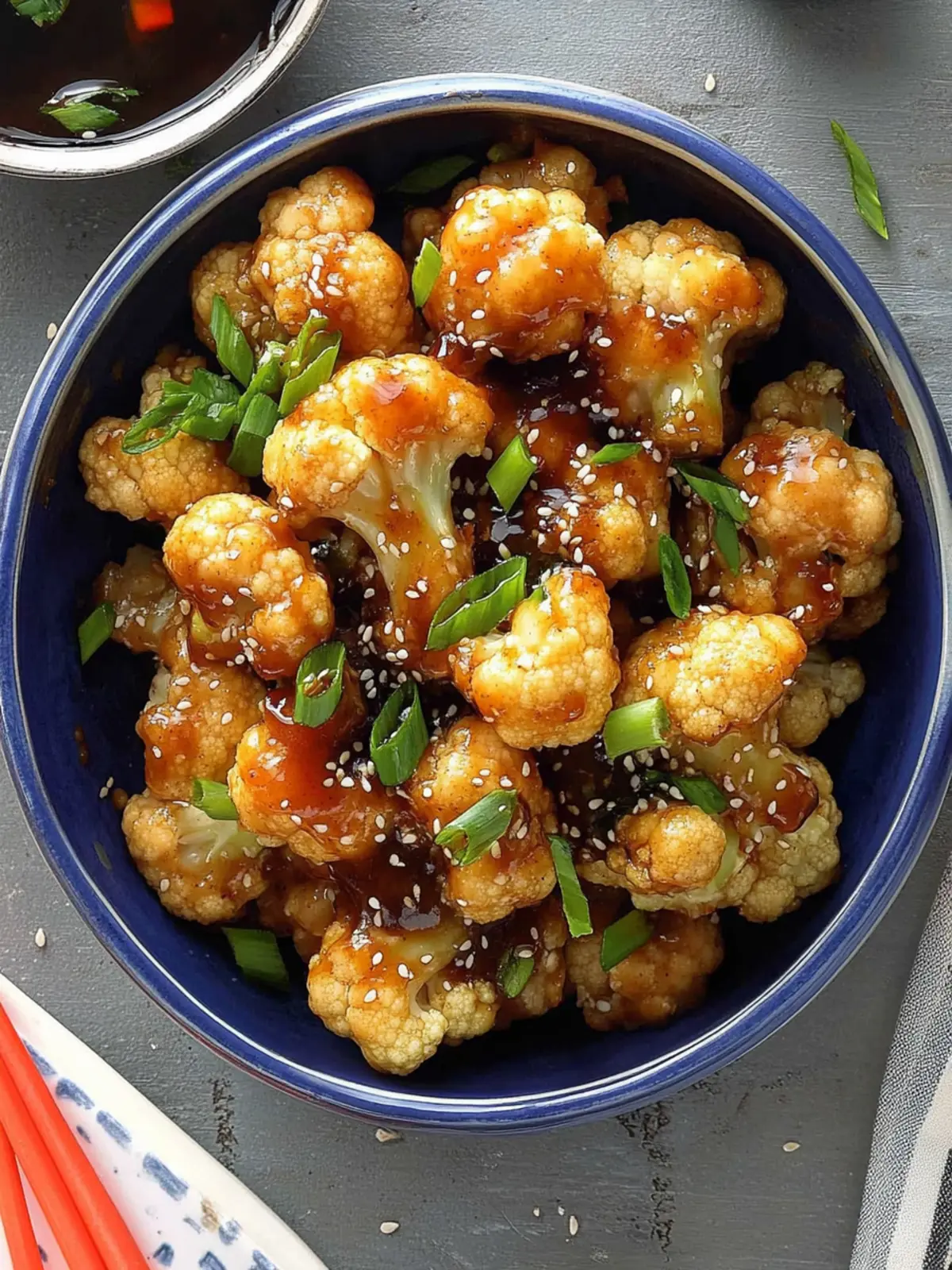Sticky Sesame Cauliflower: Your Guilt-Free Takeout Delight 4 Sticky Sesame Cauliflower