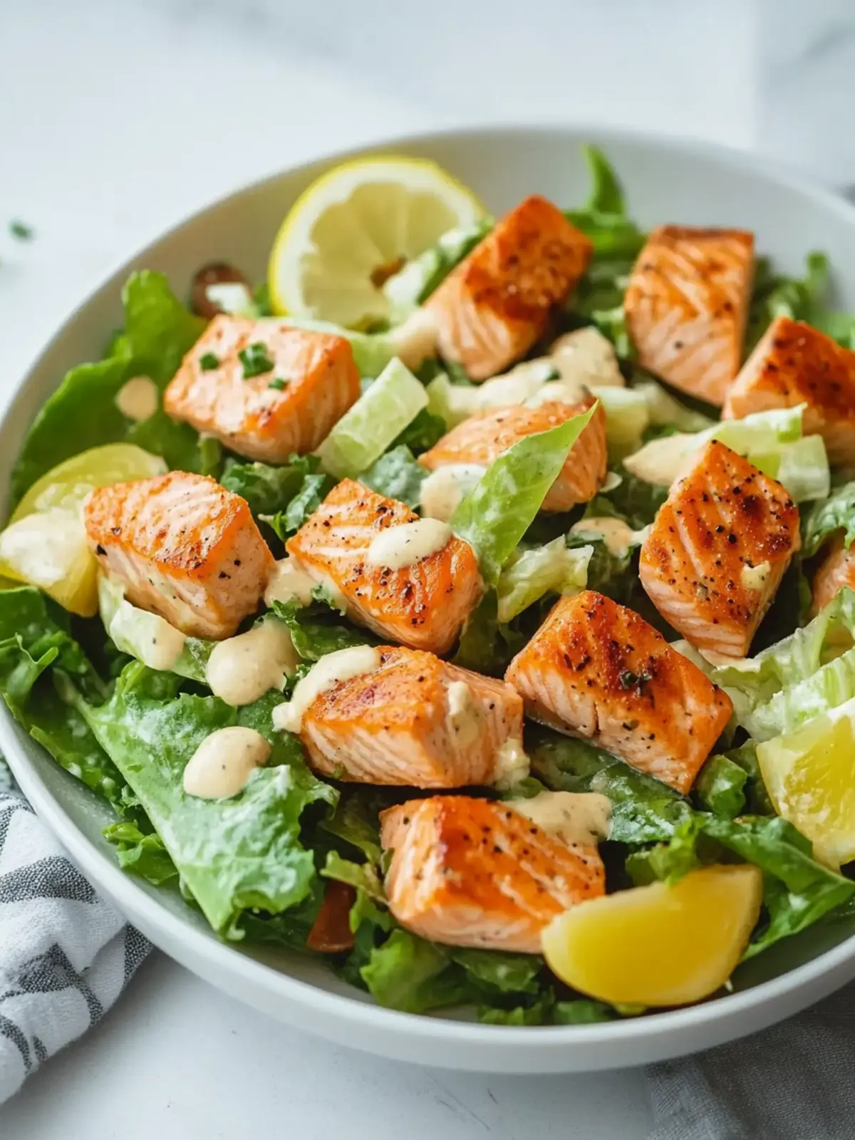 Savory Salmon Caesar Salad That Whips Healthy in Minutes 5 Salmon Caesar Salad