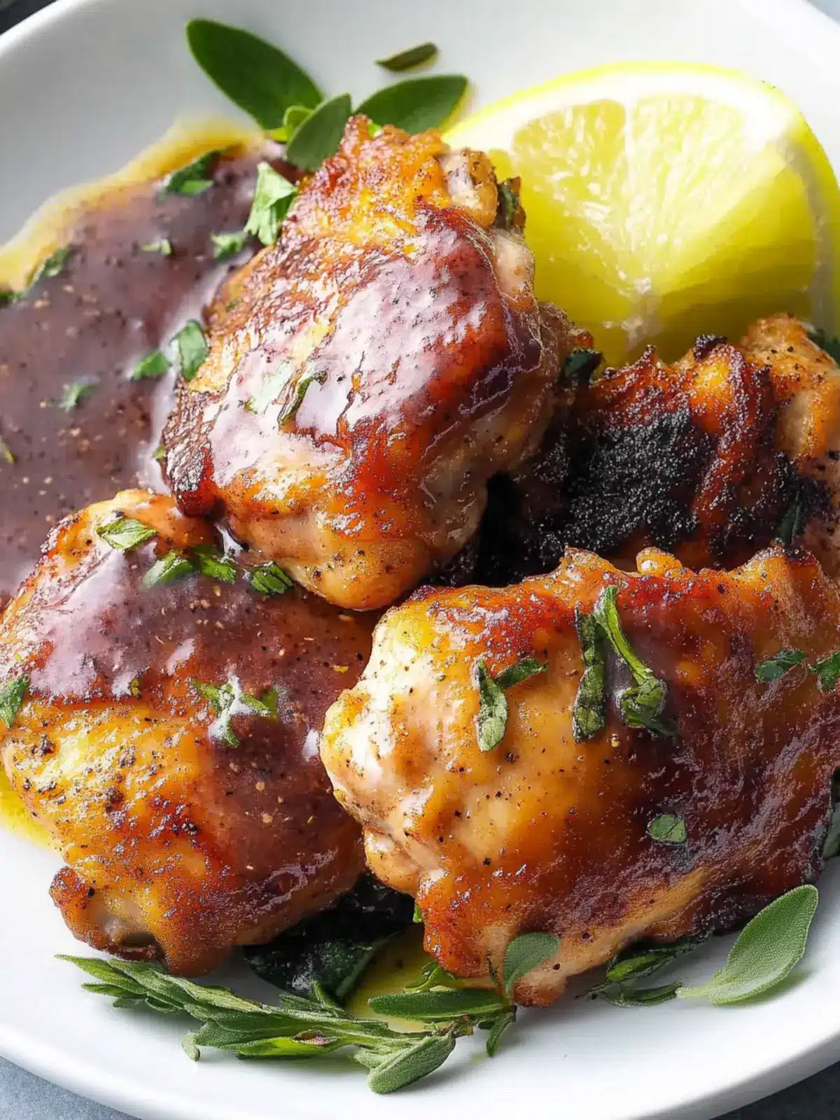 Savory Pan-Fried Chicken Thighs with Creamy Herb Sauce 5 Pan-Fried Chicken Thighs