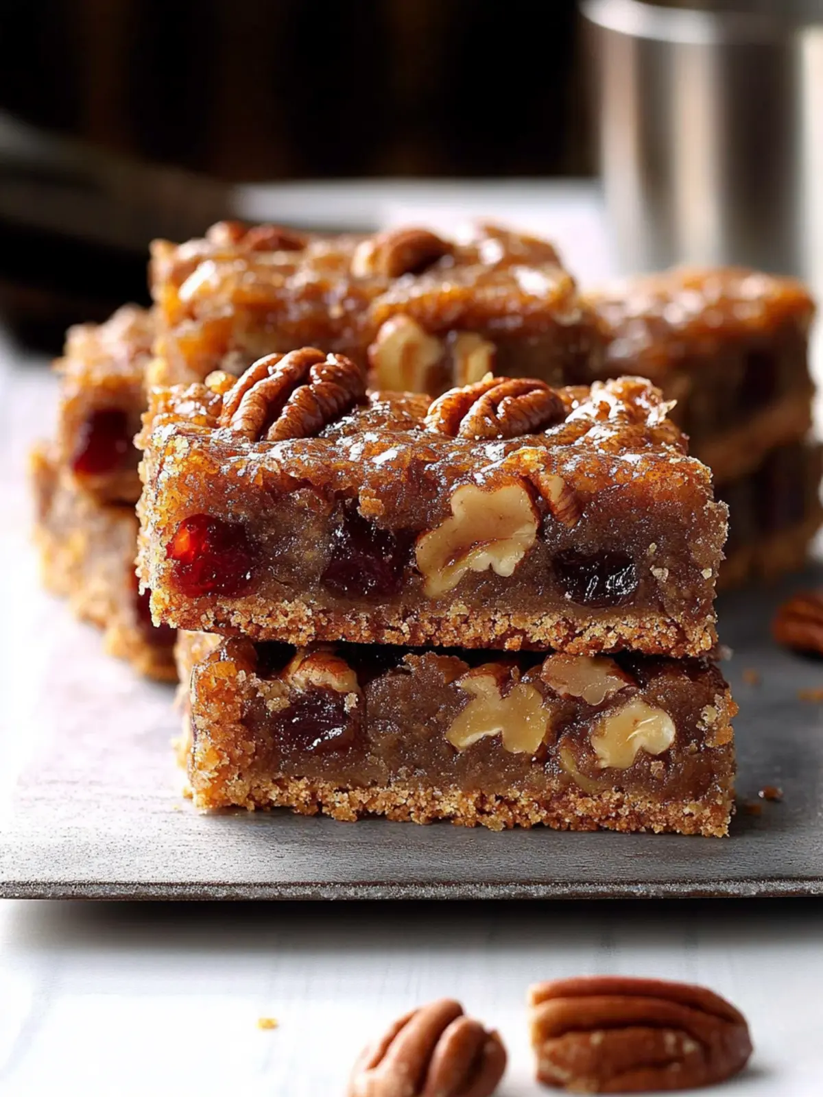 Grandma’s Pecan Rum Bars: Irresistibly Gooey Delight! 2 Grandma’s Pecan Rum Bars