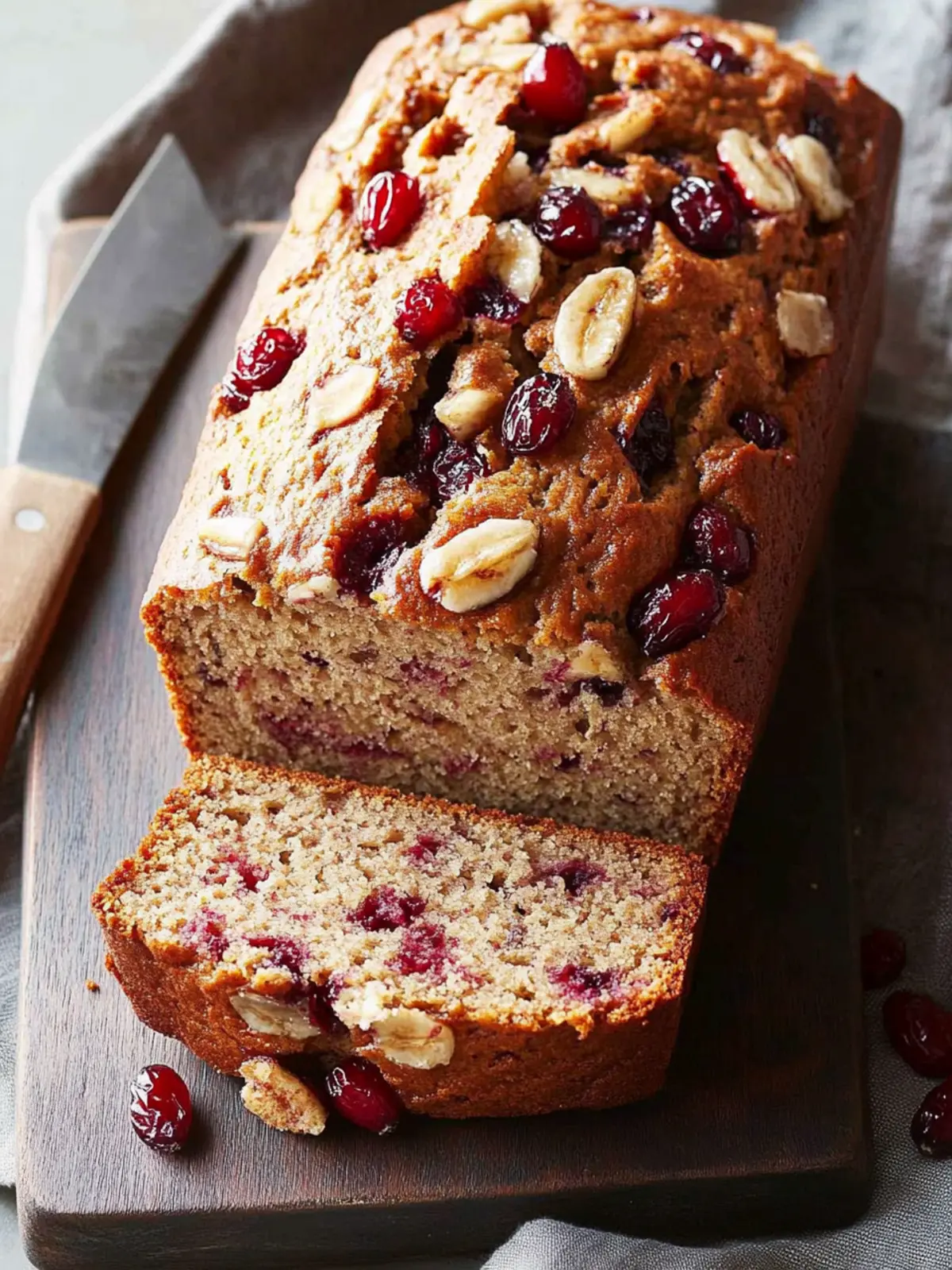 Moist Double Cranberry Banana Bread for Joyful Mornings 3 Double Cranberry Banana Bread