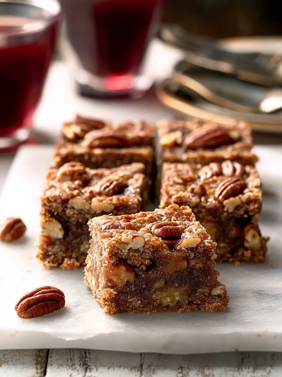 Grandma’s Pecan Rum Bars: Irresistibly Gooey Delight! 4 Grandma’s Pecan Rum Bars