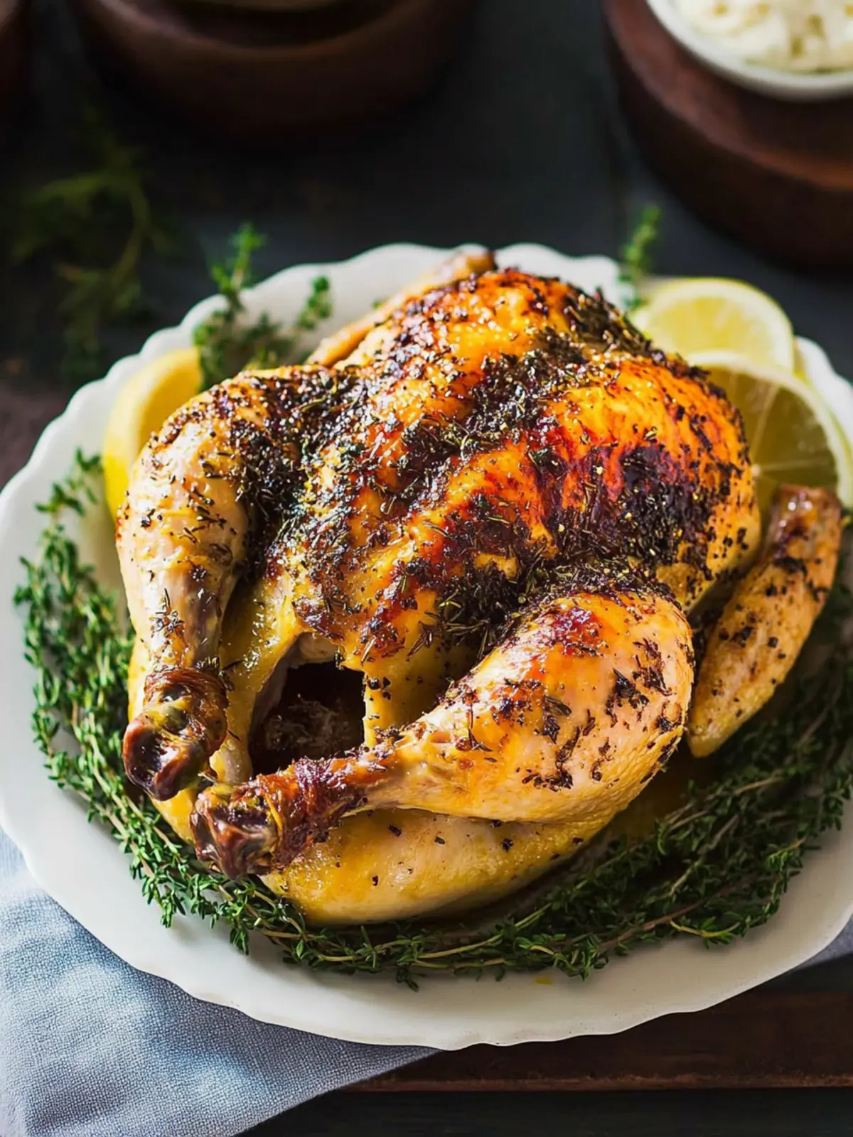 Delicious Roast Chicken with Zesty Lemon and Rosemary Twist 5 Roast Chicken