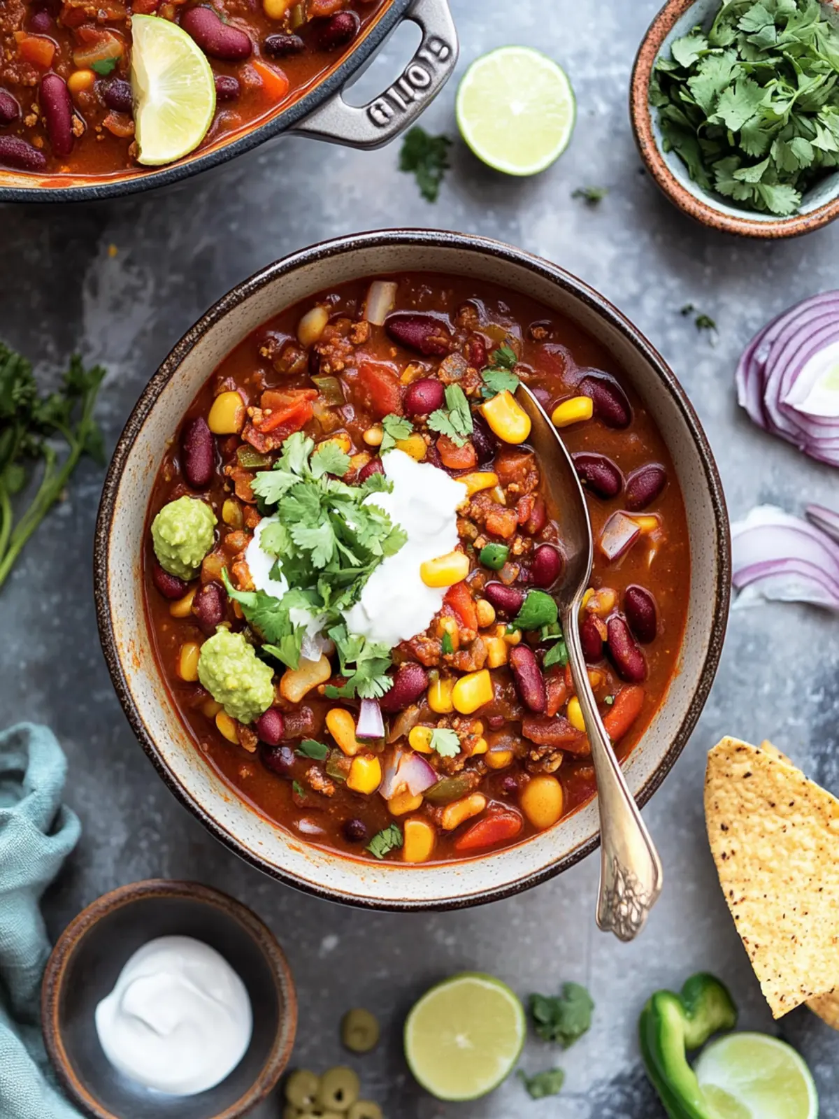 Savory Vegetarian Chili That Will Warm Your Heart 3 Vegetarian Chili