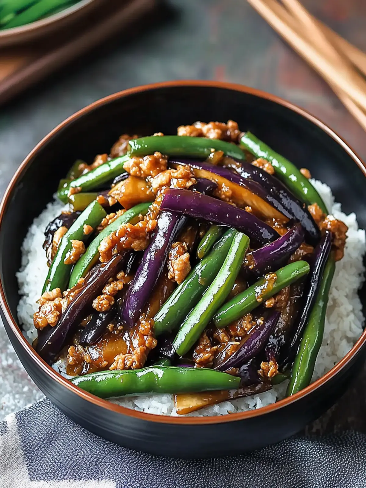 Savor the Flavor: Easy Chinese Stir-Fried Eggplant & Green Beans 4 Savor the Flavor: Chinese Stir-Fried Eggplant and Green Beans