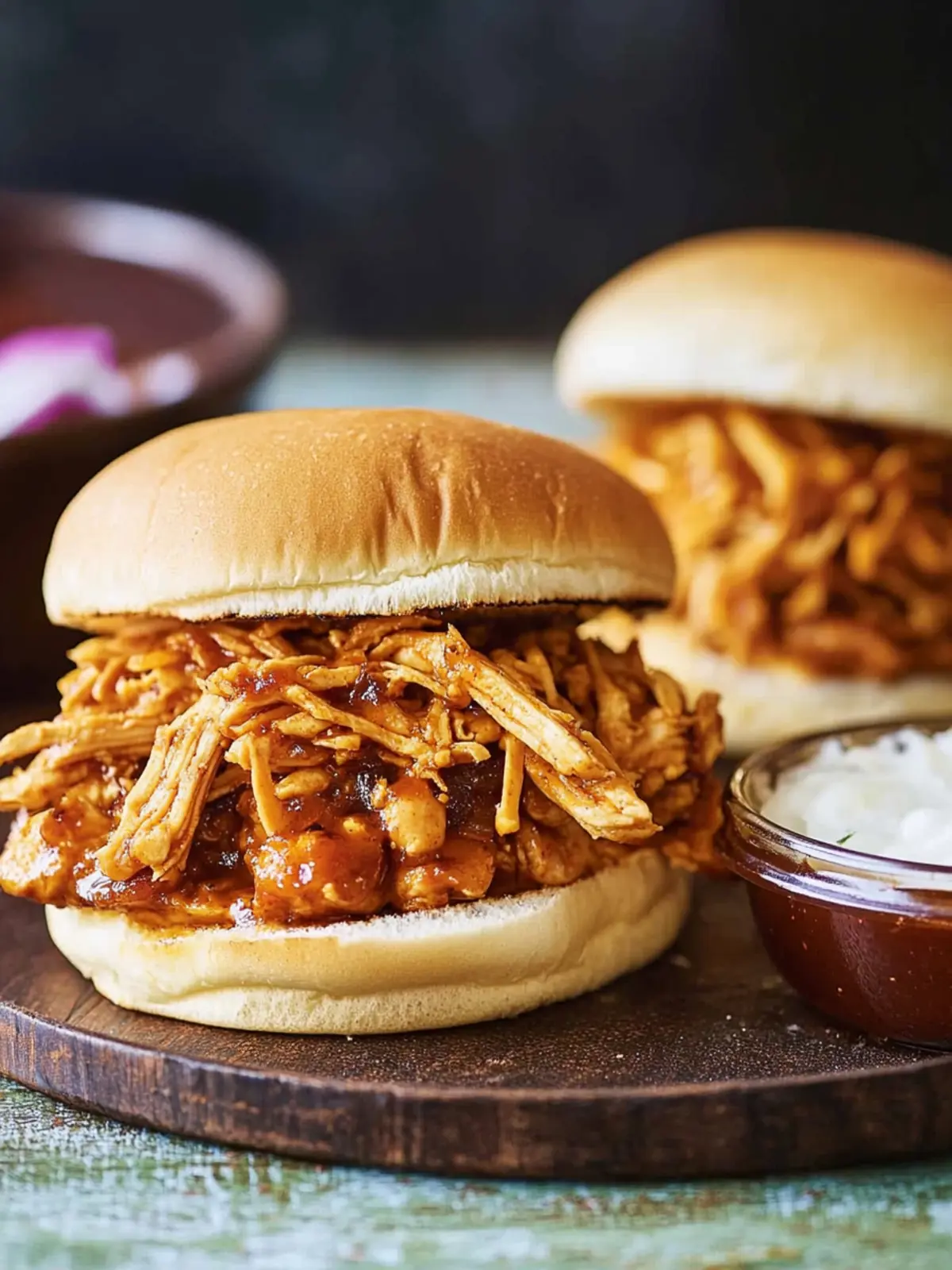 Savor Easy and Tasty Barbecue Chicken Sandwiches in the Crock Pot 2 Easy and Tasty Barbecue Chicken Sandwiches in the Crock Pot