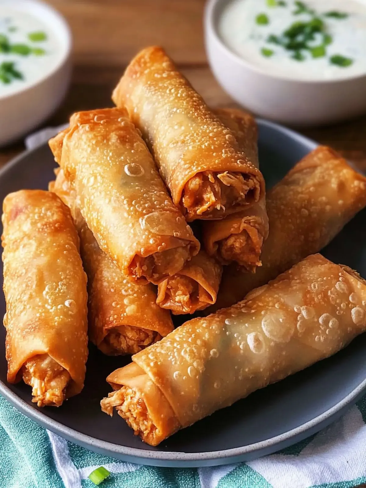 Savory Buffalo Chicken Egg Rolls for Quick Comfort Food Bliss 5 Buffalo Chicken Egg Rolls