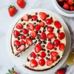 Light & Fluffy Strawberry Chocolate Chip Cake with Greek Yogurt 5 Strawberry chocolate chip cake