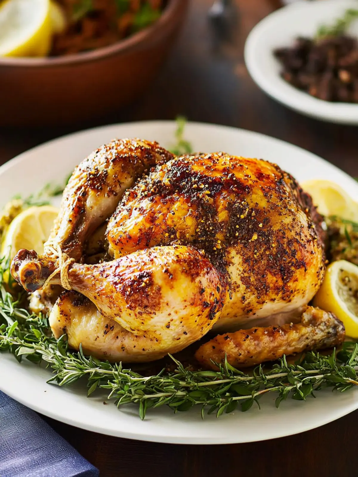 Delicious Roast Chicken with Zesty Lemon and Rosemary Twist 2 Roast Chicken