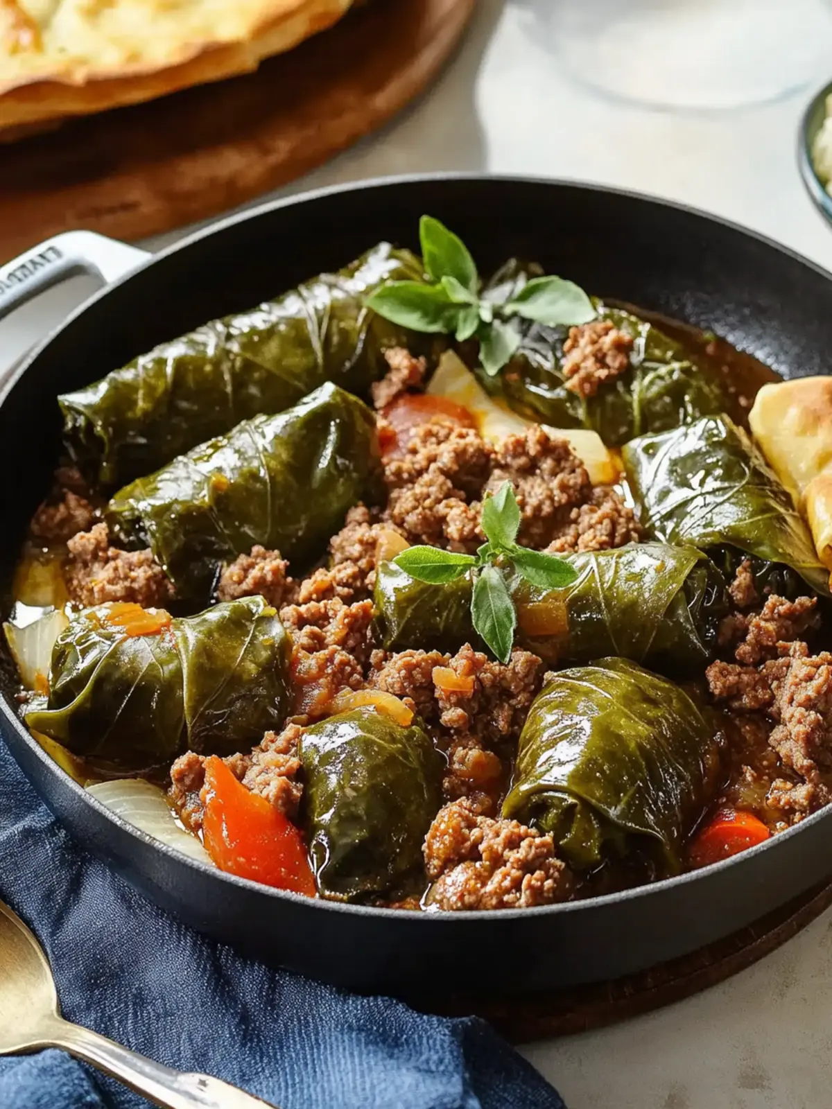 Savory Dolma and Ground Beef Skillet Ready in 20 Minutes 3 Dolma and Ground Beef Skillet