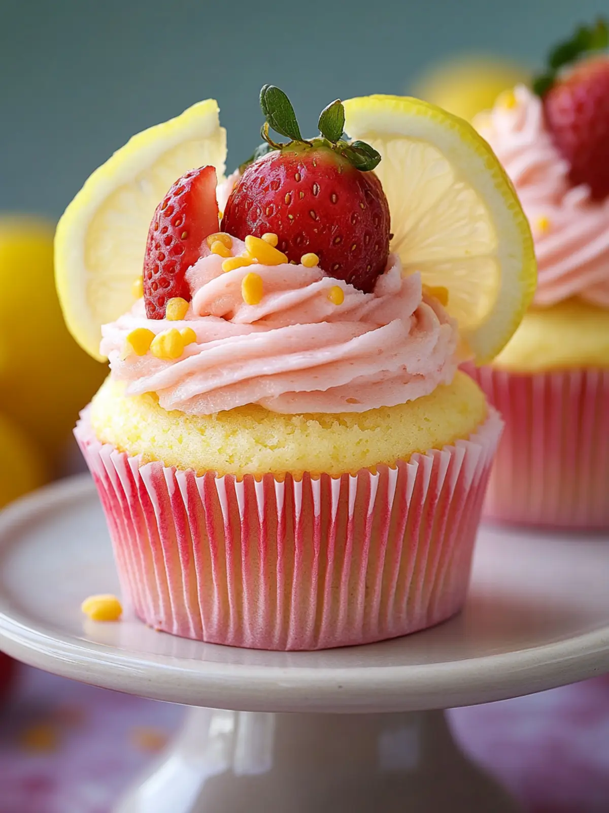 Delicious Strawberry Lemonade Cupcakes for Sunny Days 4 Strawberry Lemonade Cupcakes