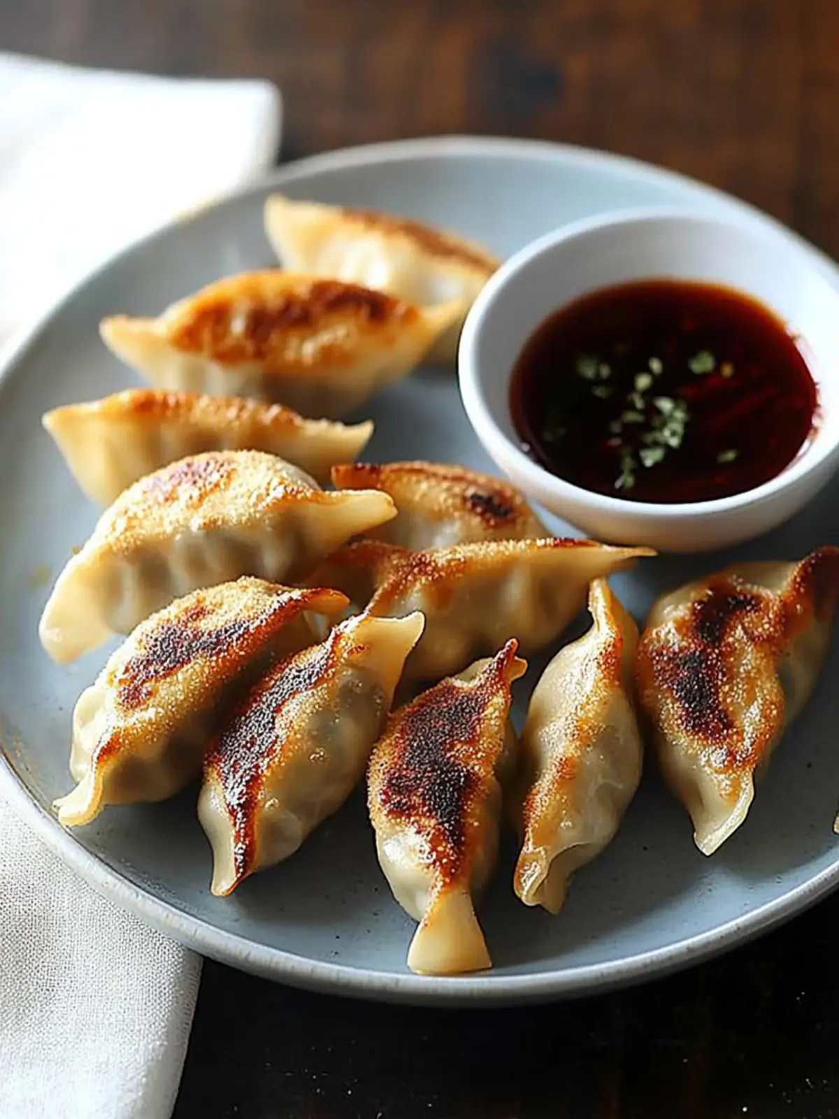 Baked Pot Stickers with Dipping Sauce That Wow Every Time 5 Baked Pot Stickers with Dipping Sauce