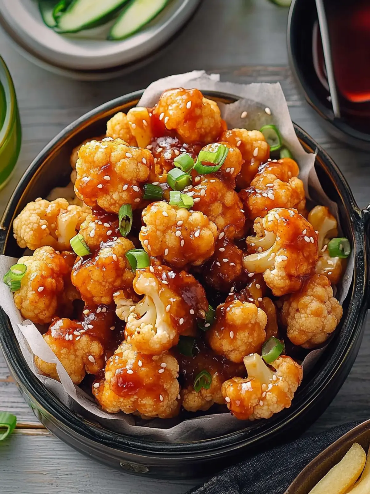 Sticky Sesame Cauliflower: Your Guilt-Free Takeout Delight 2 Sticky Sesame Cauliflower