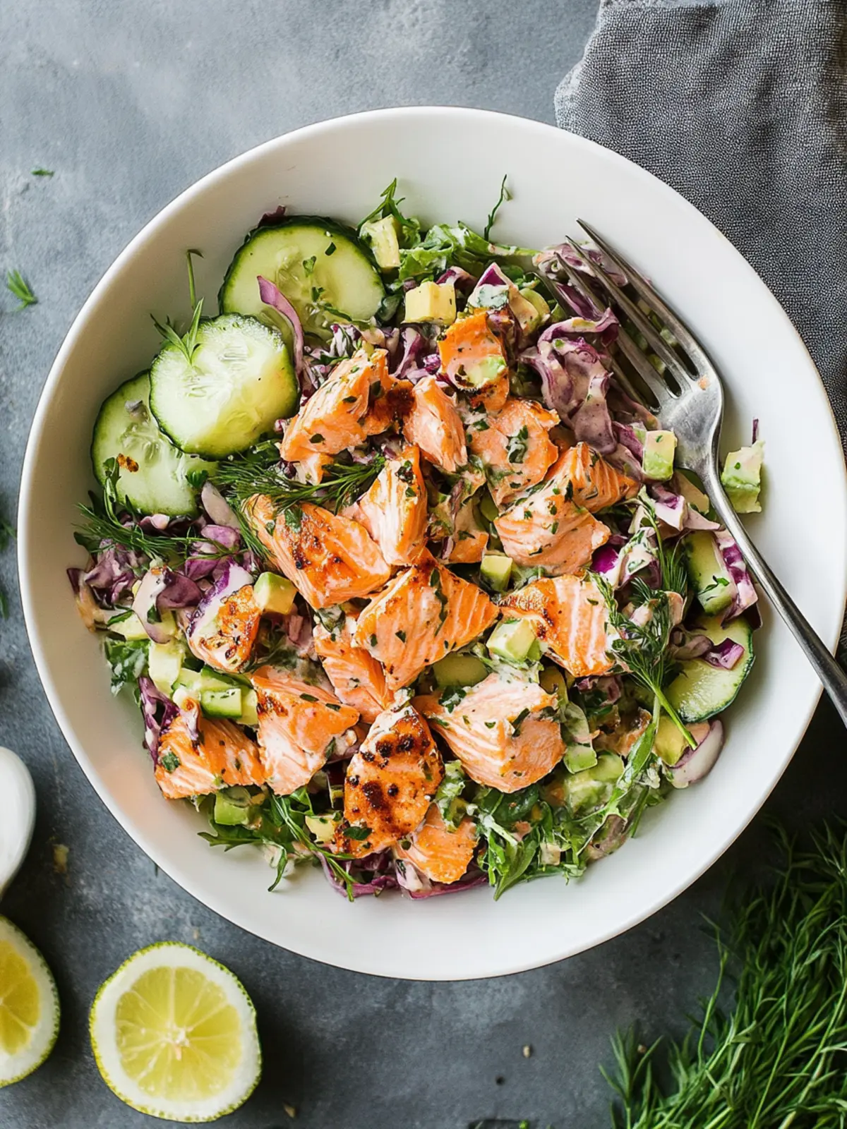 Creamy Salmon Salad: Fresh, Flavorful, and Guilt-Free! 5 Salmon Salad