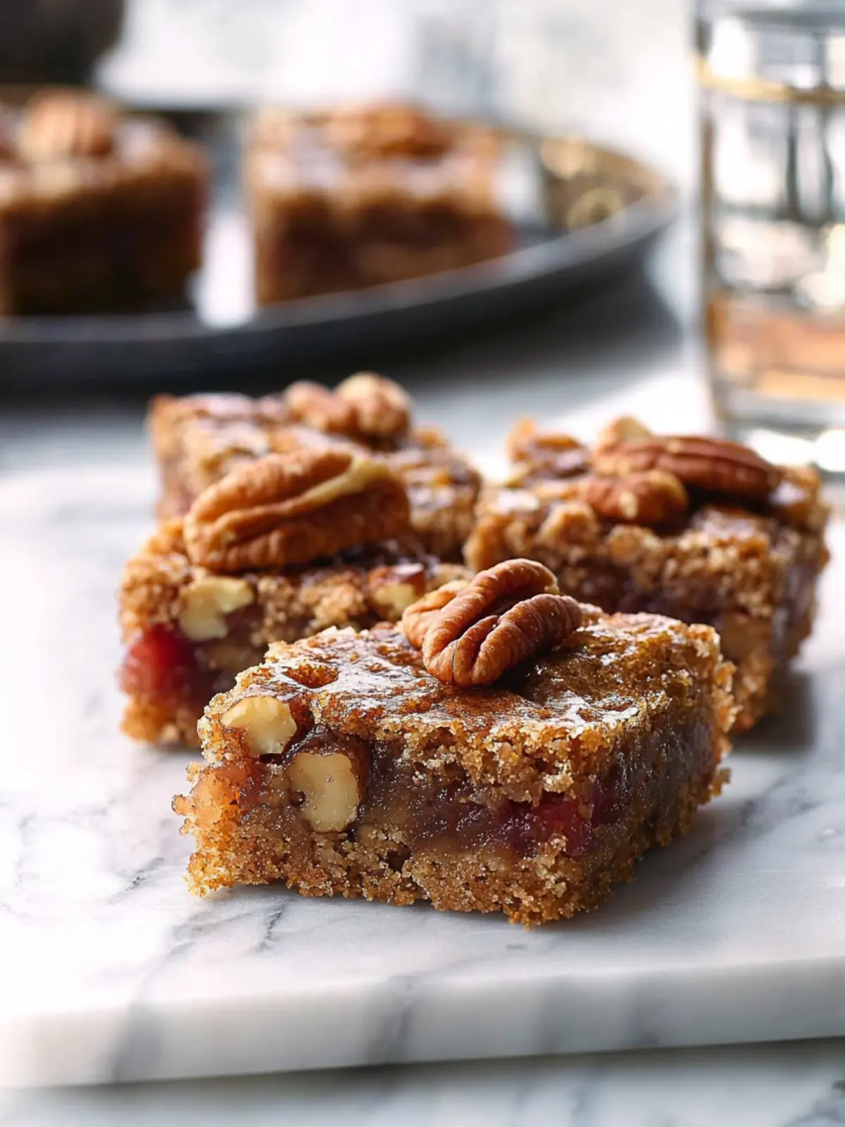 Grandma’s Pecan Rum Bars: Irresistibly Gooey Delight! 3 Grandma’s Pecan Rum Bars