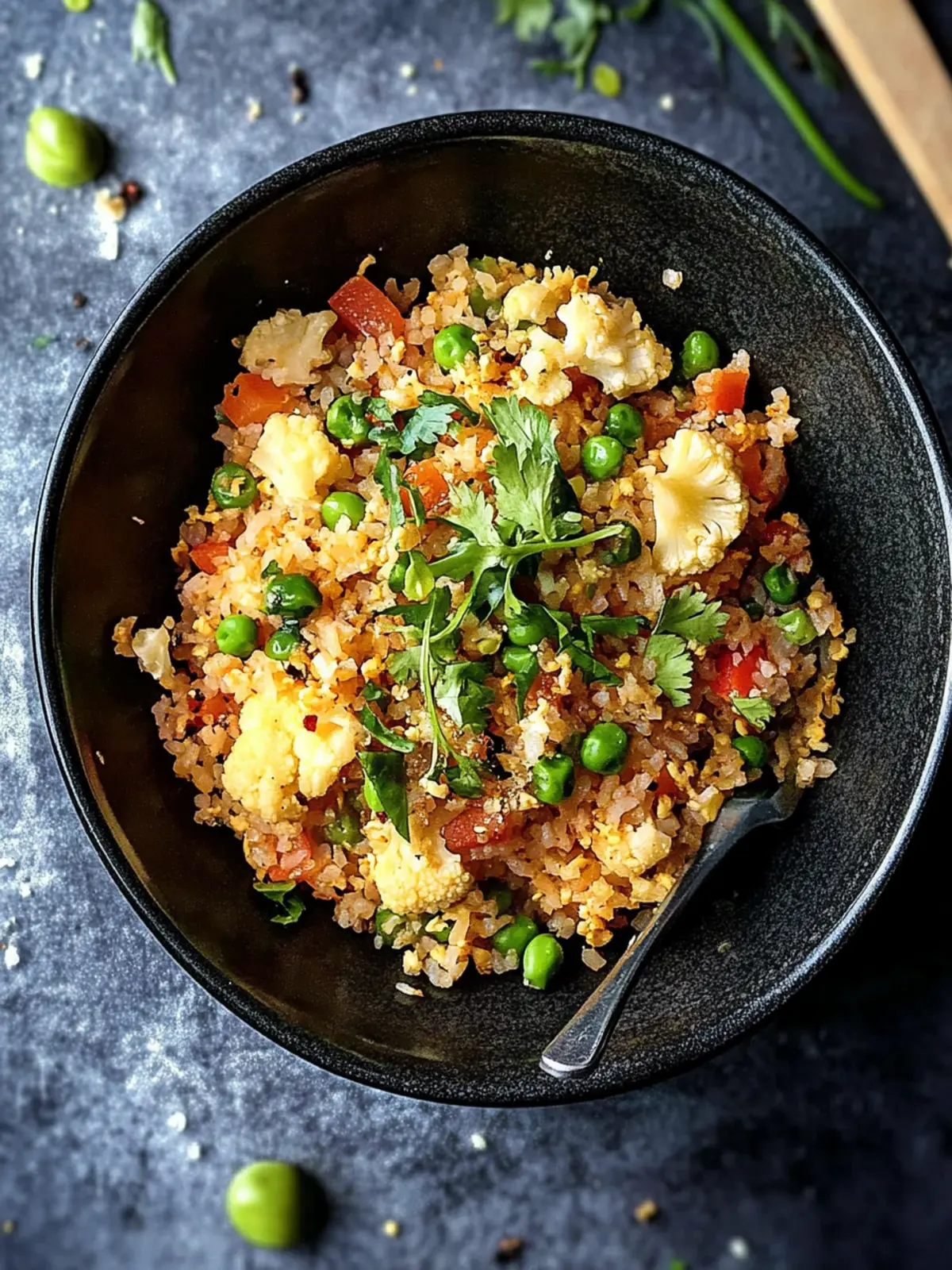 Savory Cauliflower Fried Rice with Kimchi for Flavor Lovers 4 Cauliflower Fried Rice