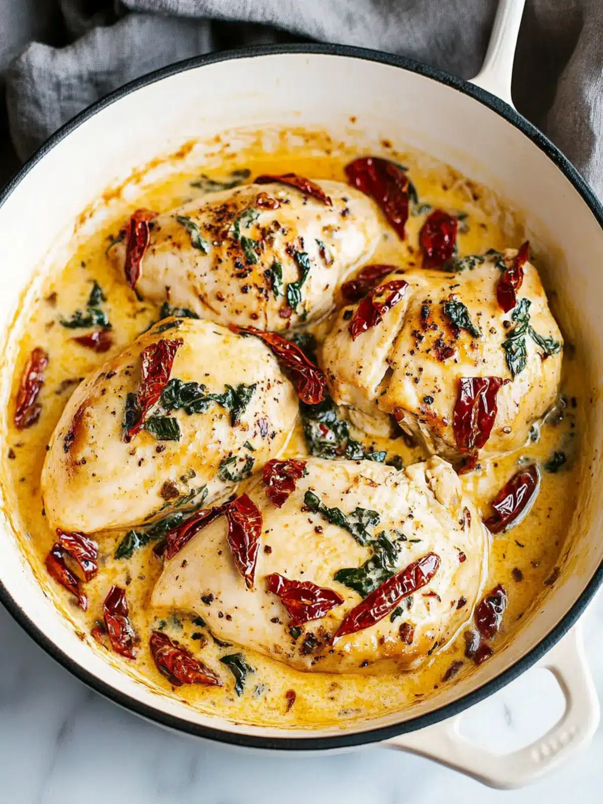 Creamy Tuscan Chicken: Easy Comfort Food for Cozy Nights 5 Creamy Tuscan Chicken