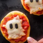Ghost Pizza Bagels: Easy Halloween Fun for Kids’ Dinner 5 Ghost Pizza Bagels