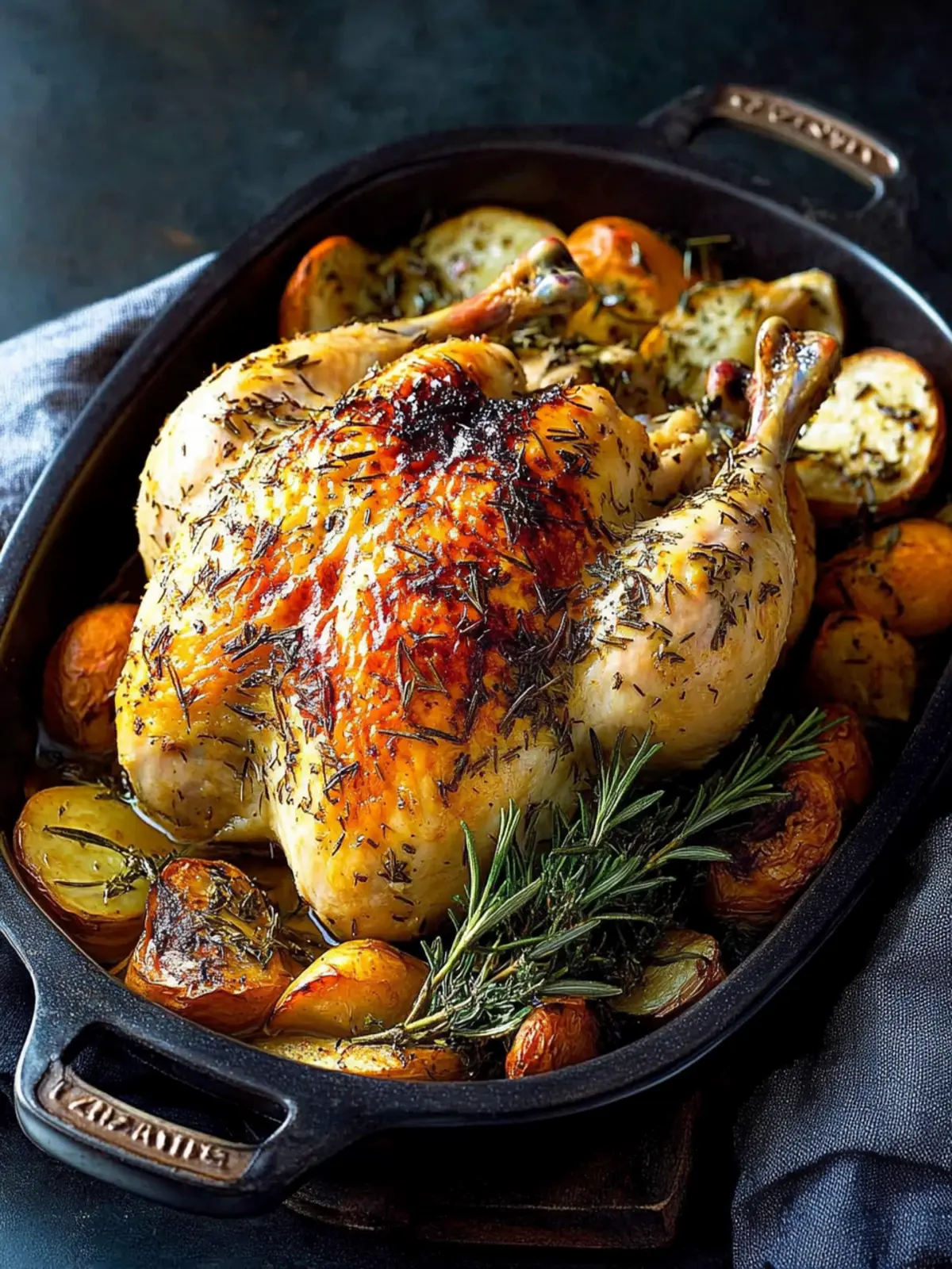 Savory Roasted Chicken with Rosemary for Cozy Family Dinners 4 Roasted Chicken with Rosemary