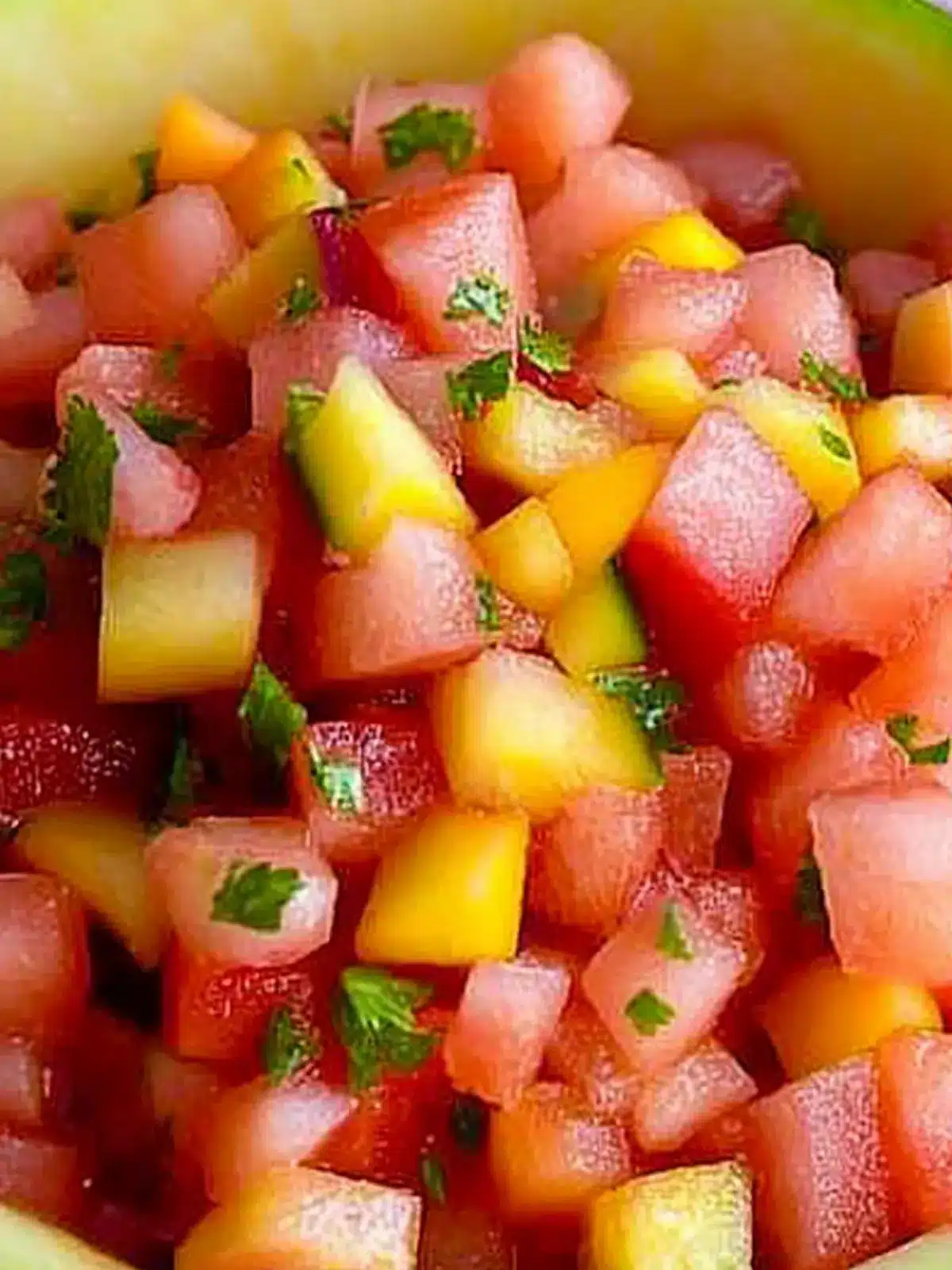 Zesty Watermelon Salsa: Your Ultimate Summer Party Hit 3 Watermelon Salsa