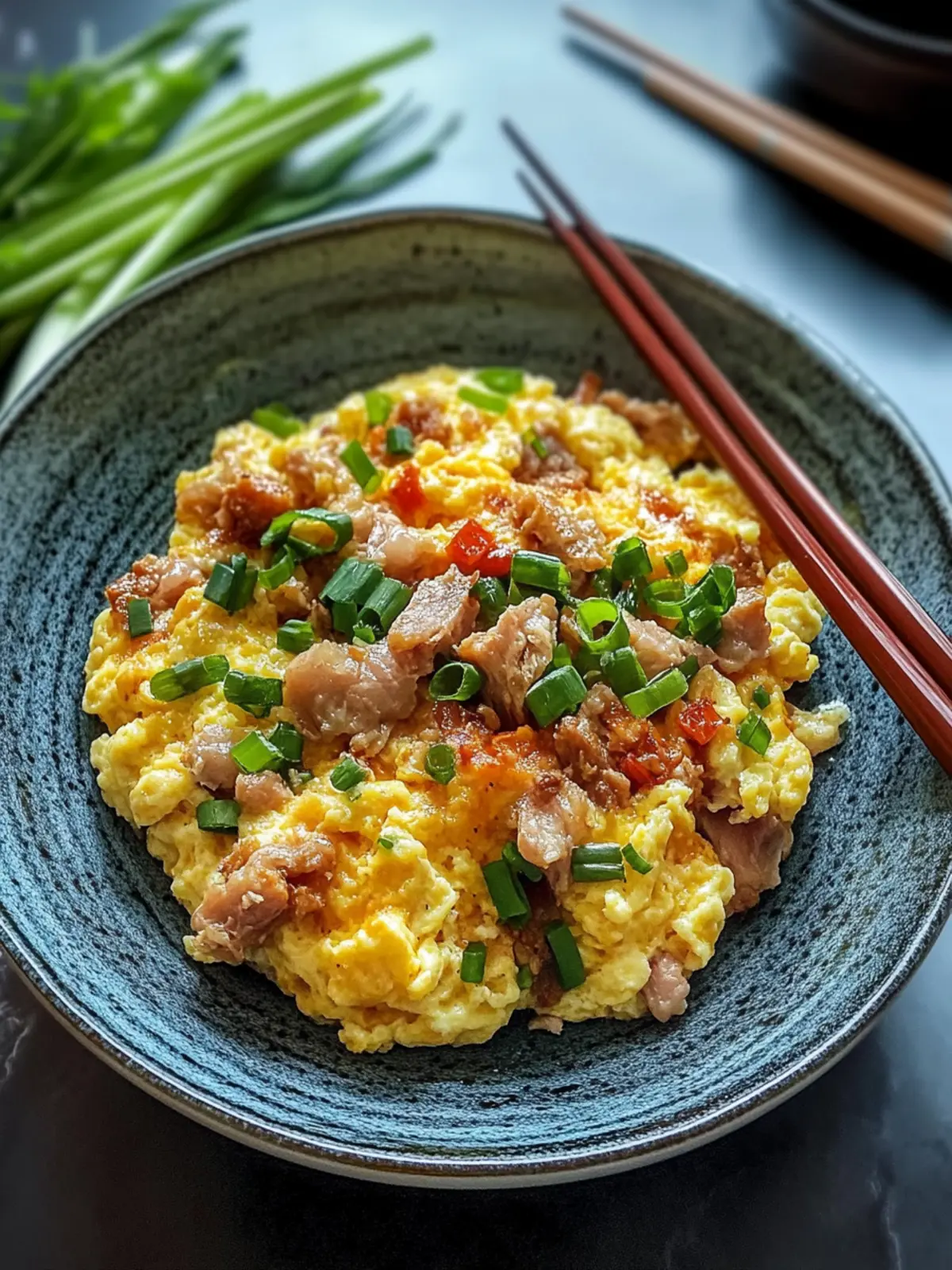 Savory Chinese Scrambled Eggs with BBQ Pork Delight Made Easy 5 Savory Chinese Scrambled Eggs with BBQ Pork Delight