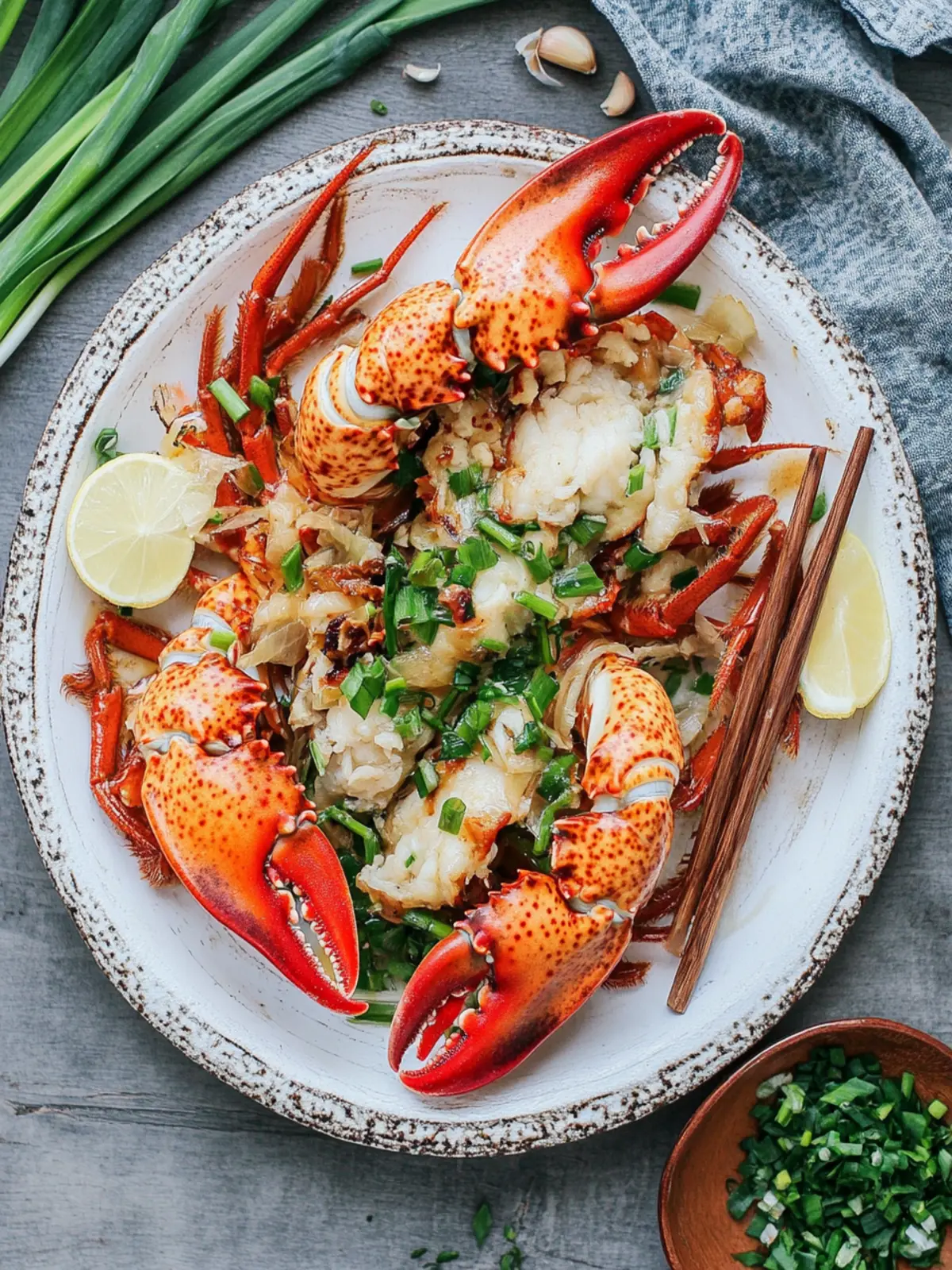 Cantonese-Style Ginger Scallion Lobster for Memorable Feasts 3 Cantonese-Style Ginger Scallion Lobster