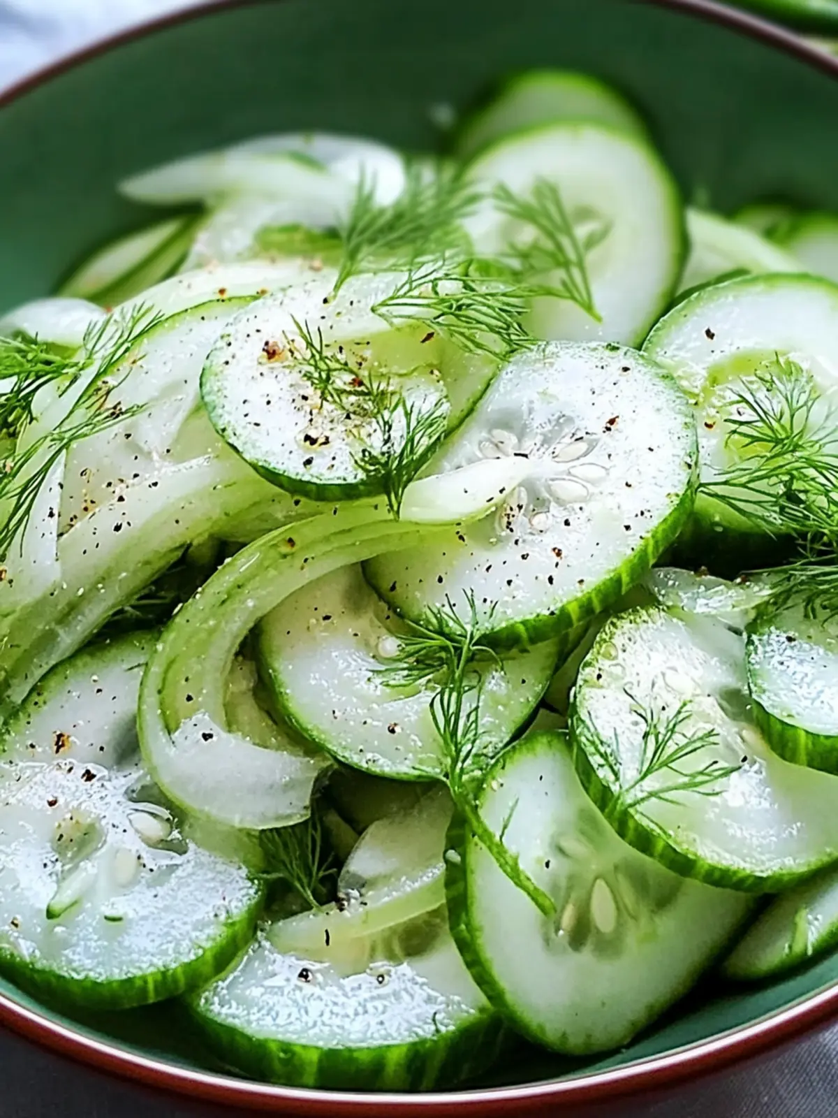 Zesty Hungarian Cucumber Salad Perfect for a Refreshing Twist 3 Hungarian Cucumber Salad