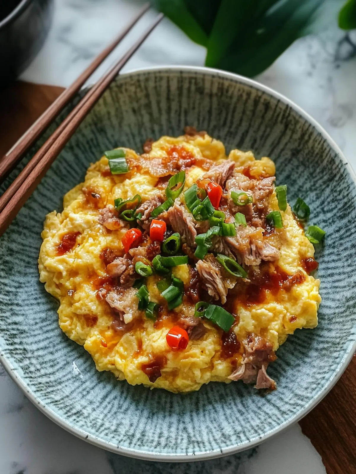 Savory Chinese Scrambled Eggs with BBQ Pork Delight in Minutes 3 Savory Chinese Scrambled Eggs with BBQ Pork Delight