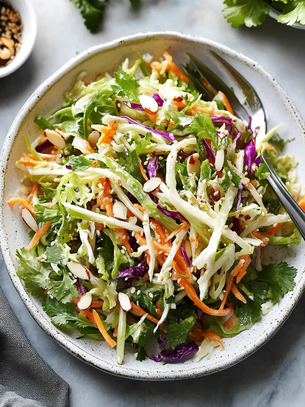 Crispy Sesame Almond Slaw to Elevate Your Dinner Game 5 Sesame Almond Slaw