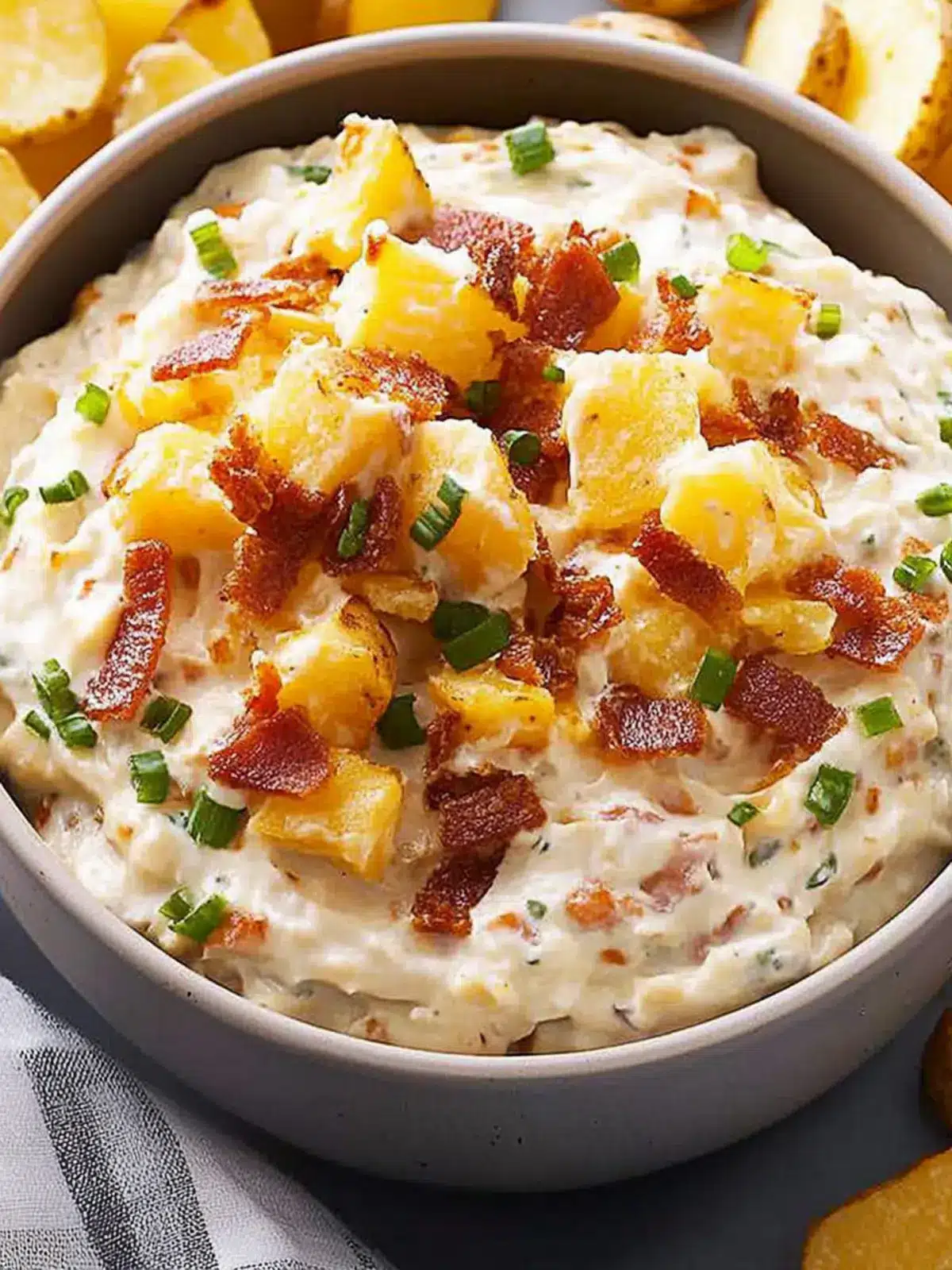 Creamy Loaded Baked Potato Dip for Ultimate Game Day Fun 2 Loaded Baked Potato Dip
