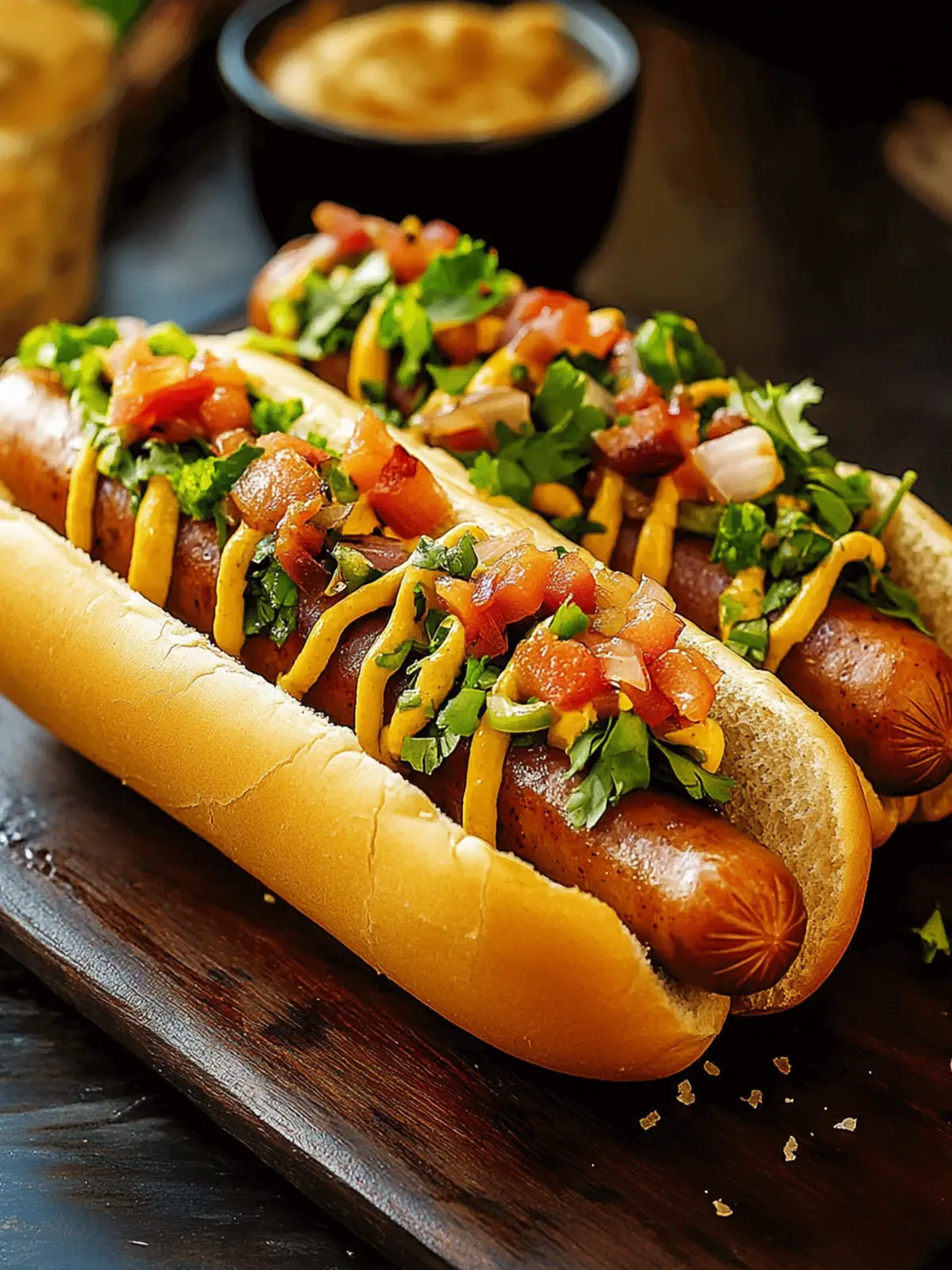 Ultimate Hot Dog: Grilled Sausage in a Bun, BBQ Bliss Awaits 5 Hot Dog (Grilled Sausage in a Bun)