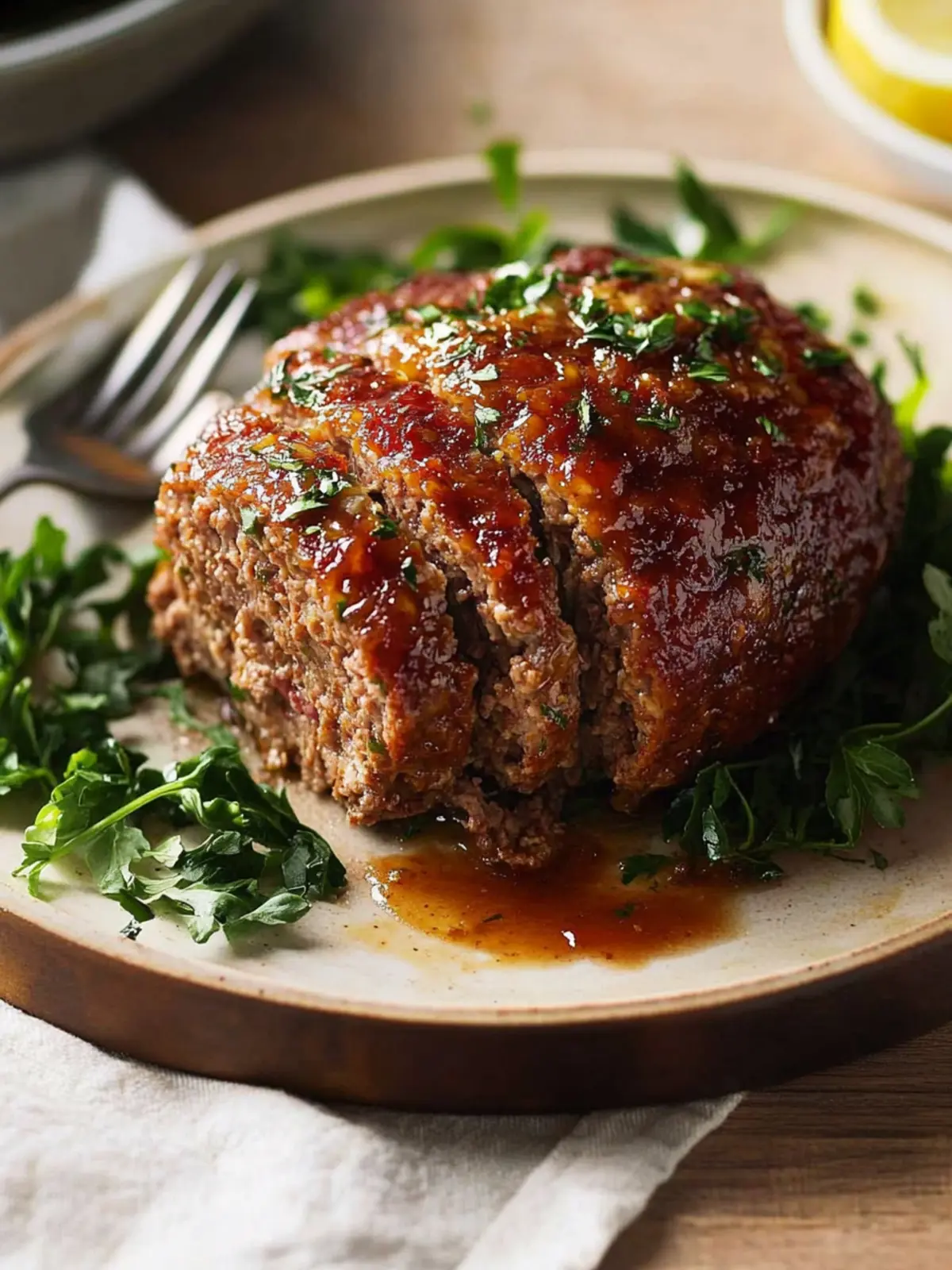 Deliciously Juicy Pork Meat Loaf with Italian Flavors 4 Pork Meat Loaf