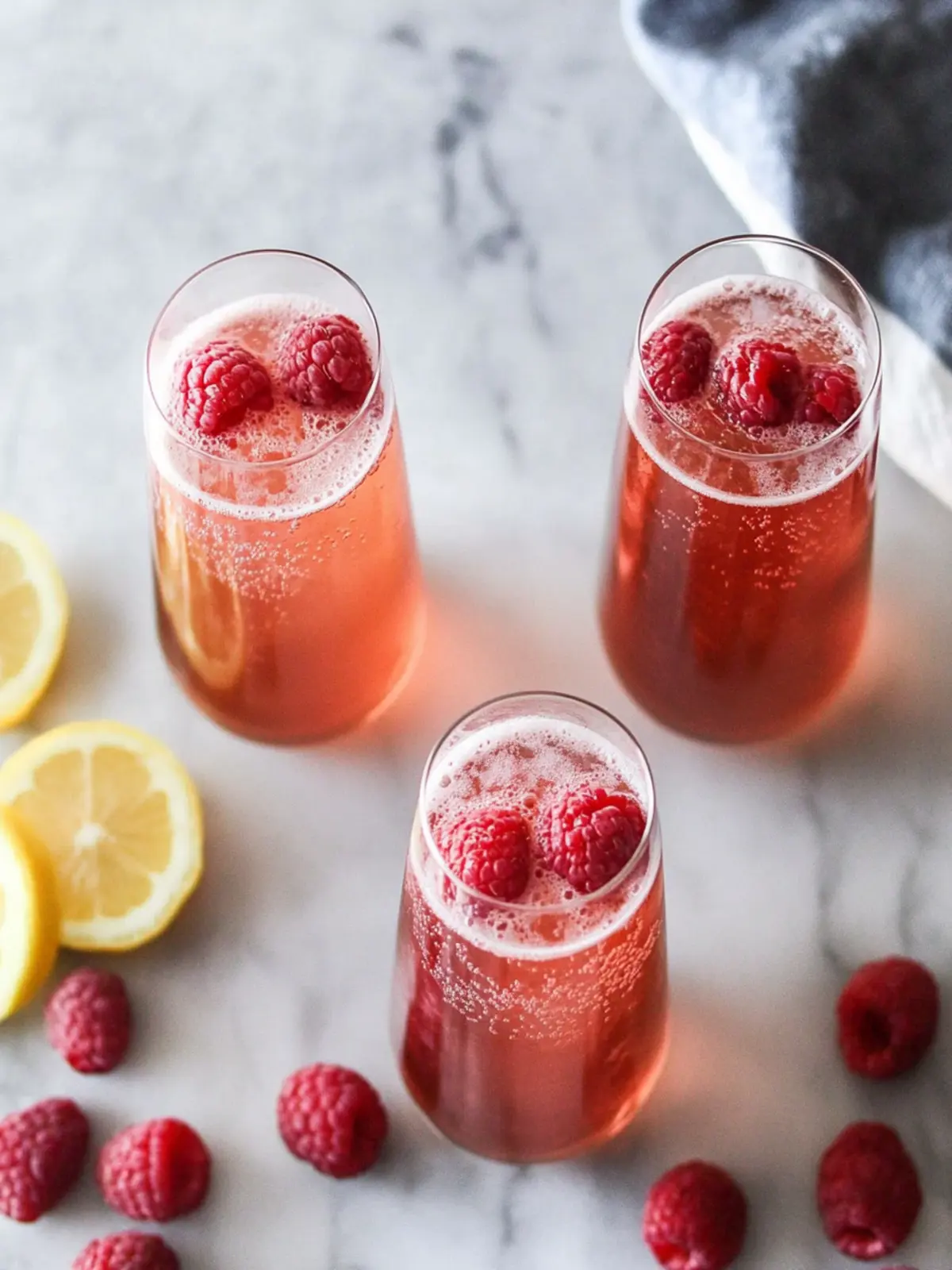 Delightful Sparkling Raspberry Rosé Cocktail for Any Celebration 3 Sparkling Raspberry Rosé Cocktail